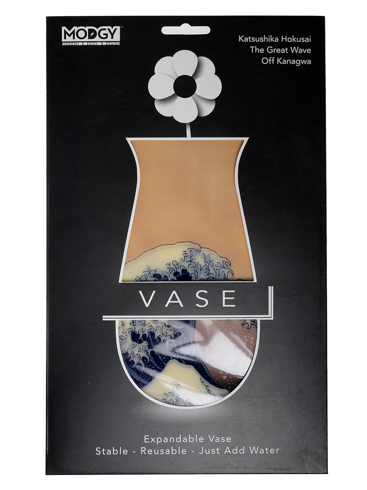 Expandable Vase 10 1 4 In. H X 6 1 4 In. W The Great Wave