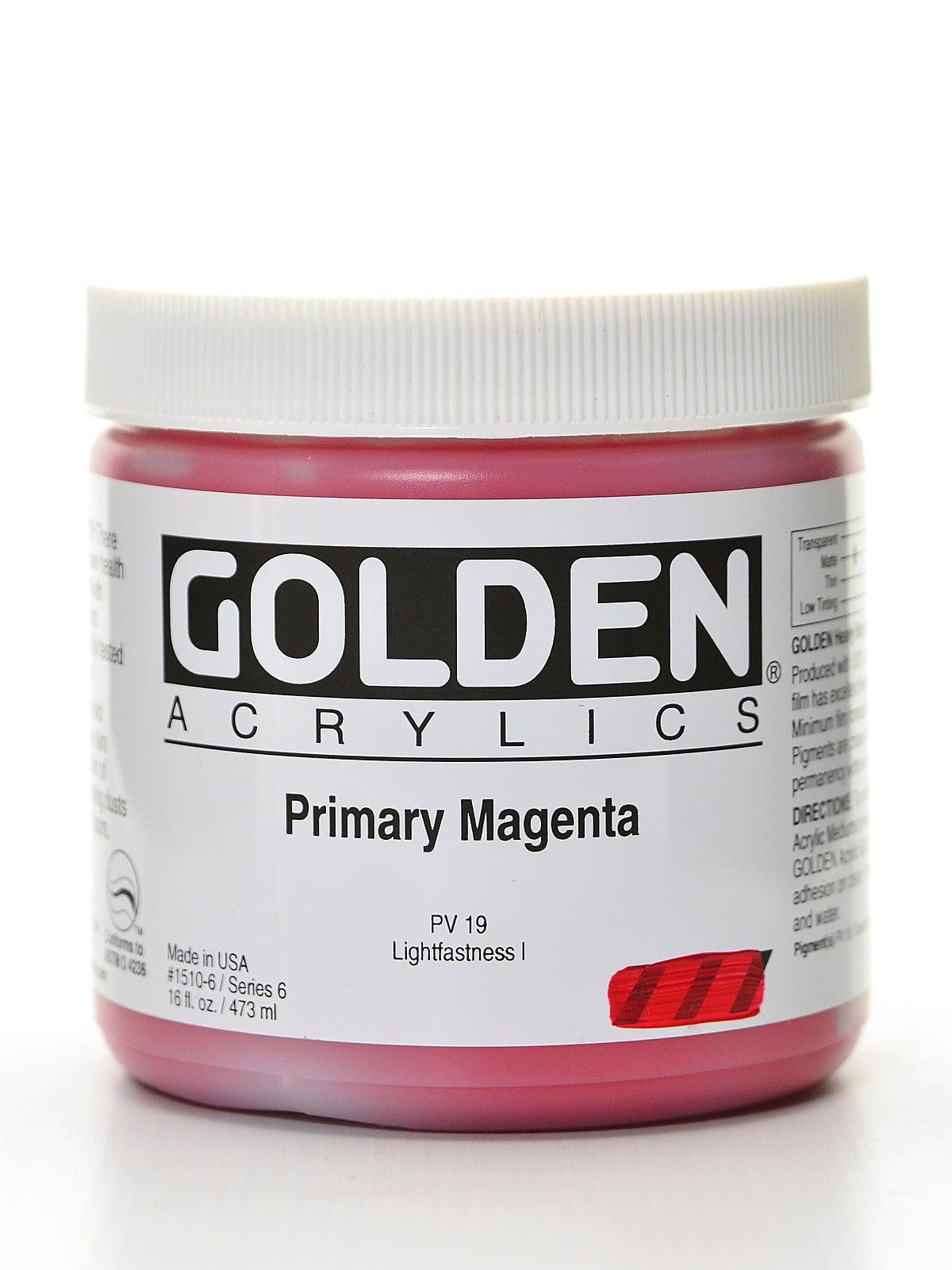 Heavy Body Acrylics primary magenta 16 oz.