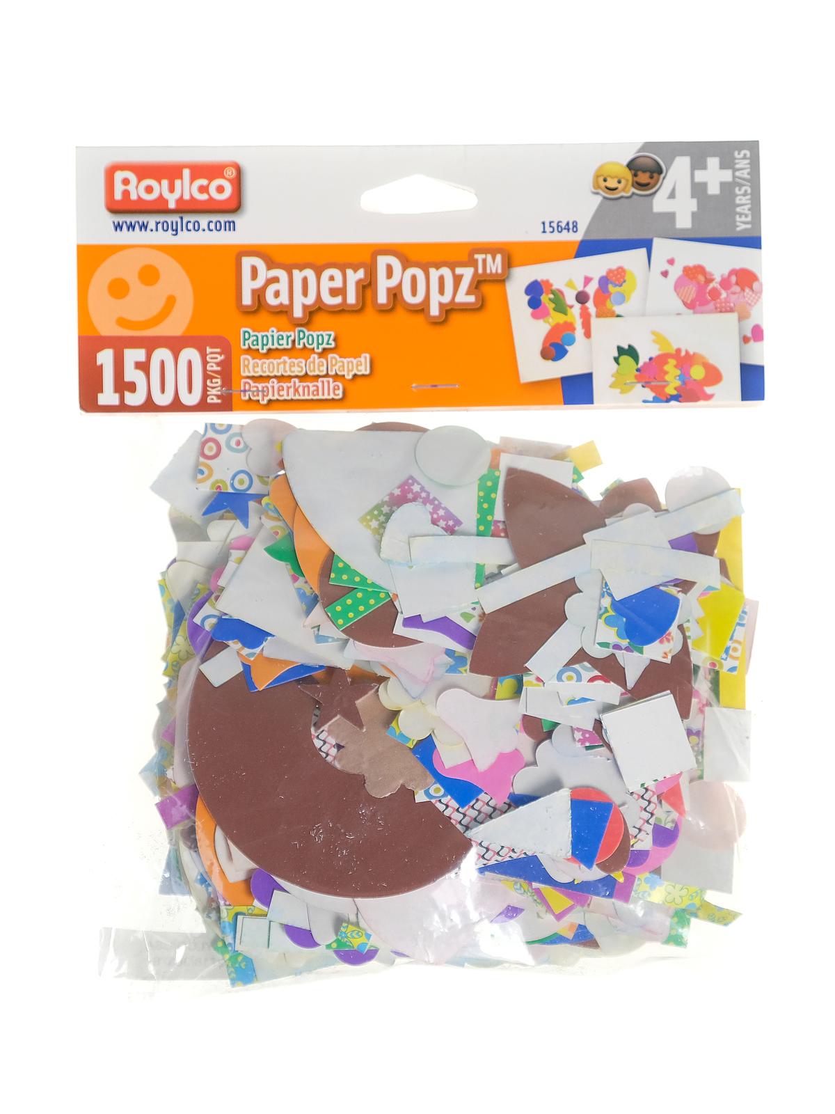 Collage Pieces paper popz shapes pack of 1500