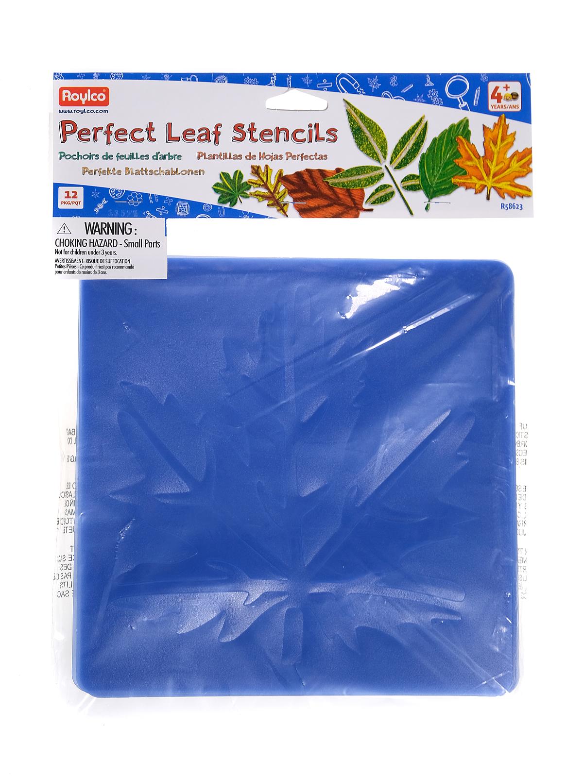 Stencils leaf pack of 12