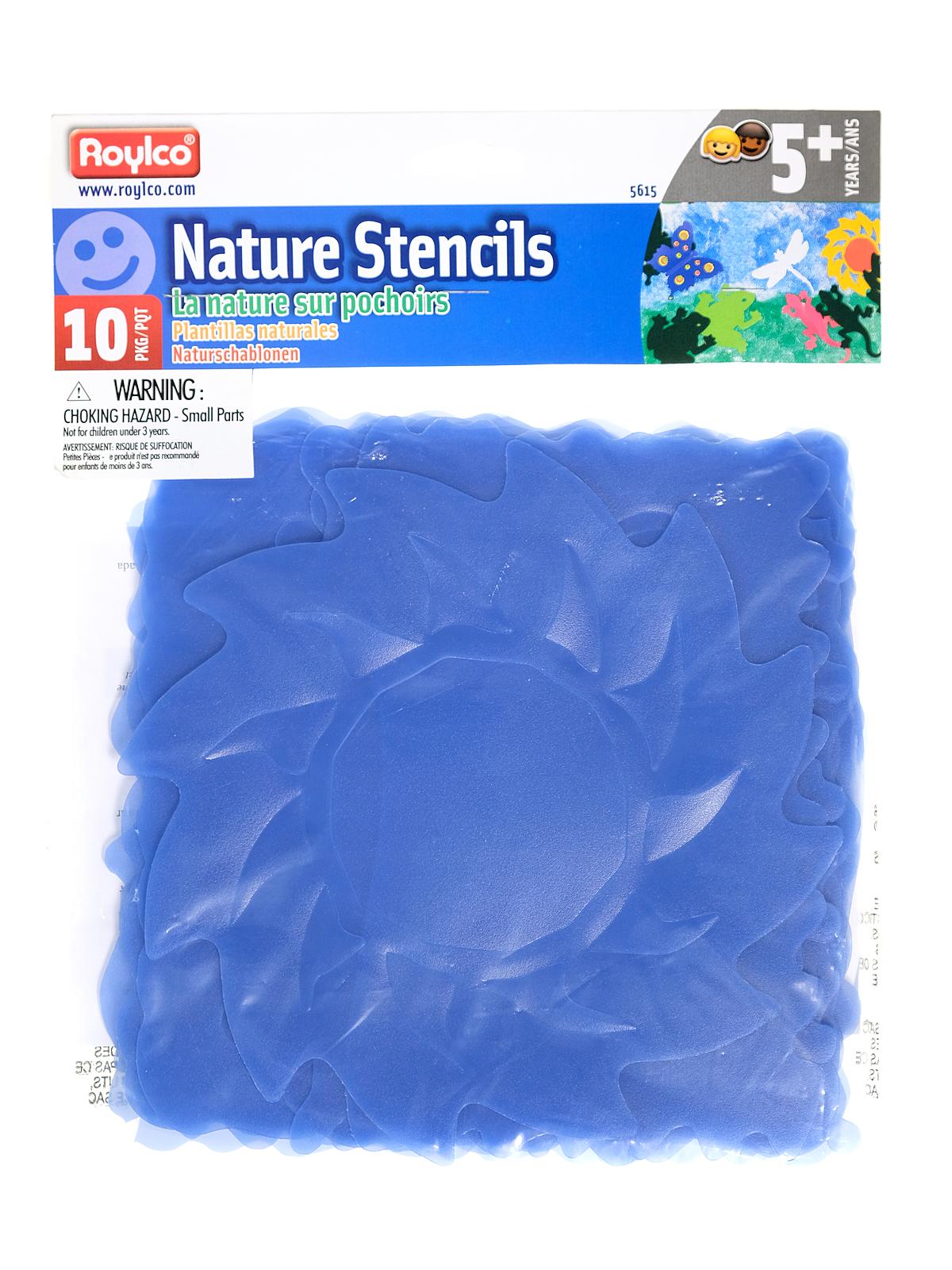 Stencils nature pack of 10