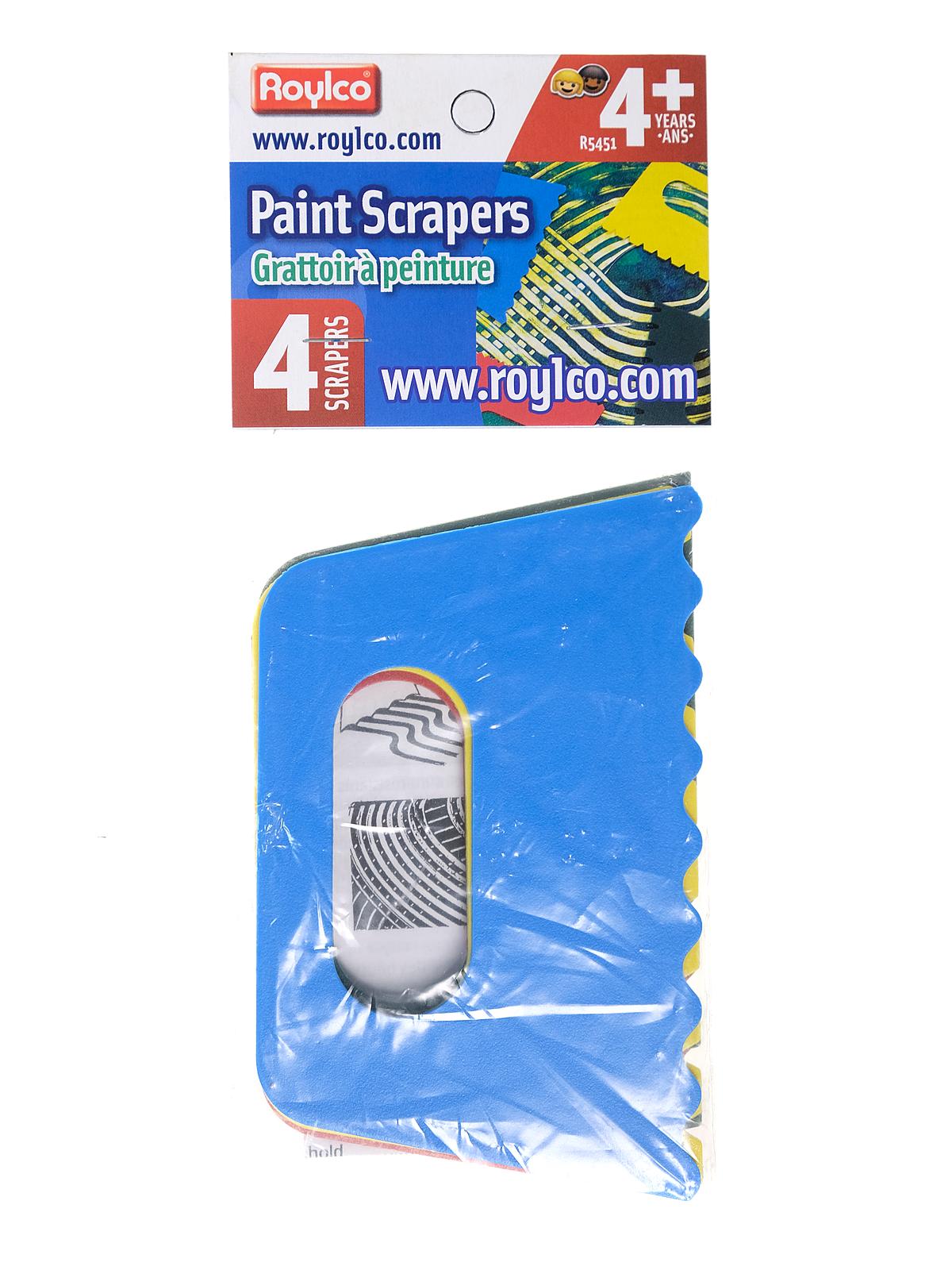 Paint Scrapers pack of 4