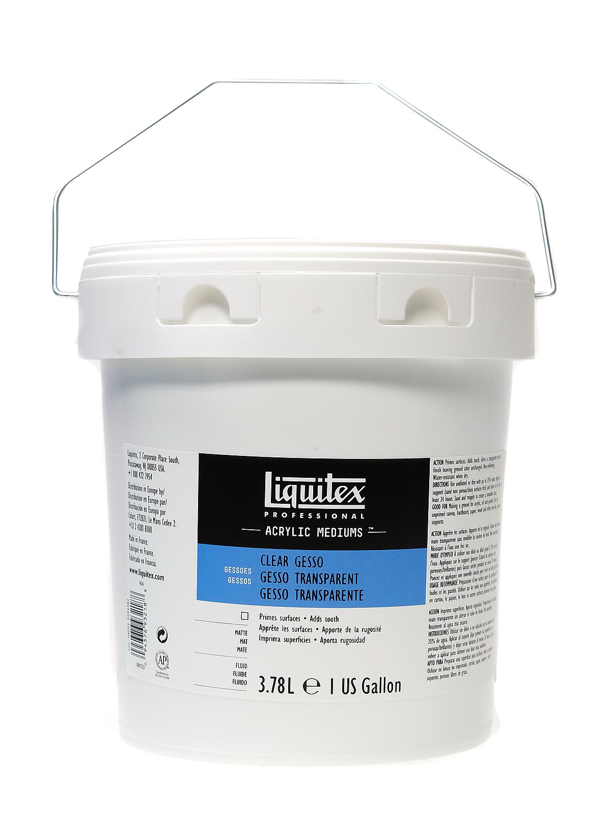 Acrylic Clear Gesso 128 oz.
