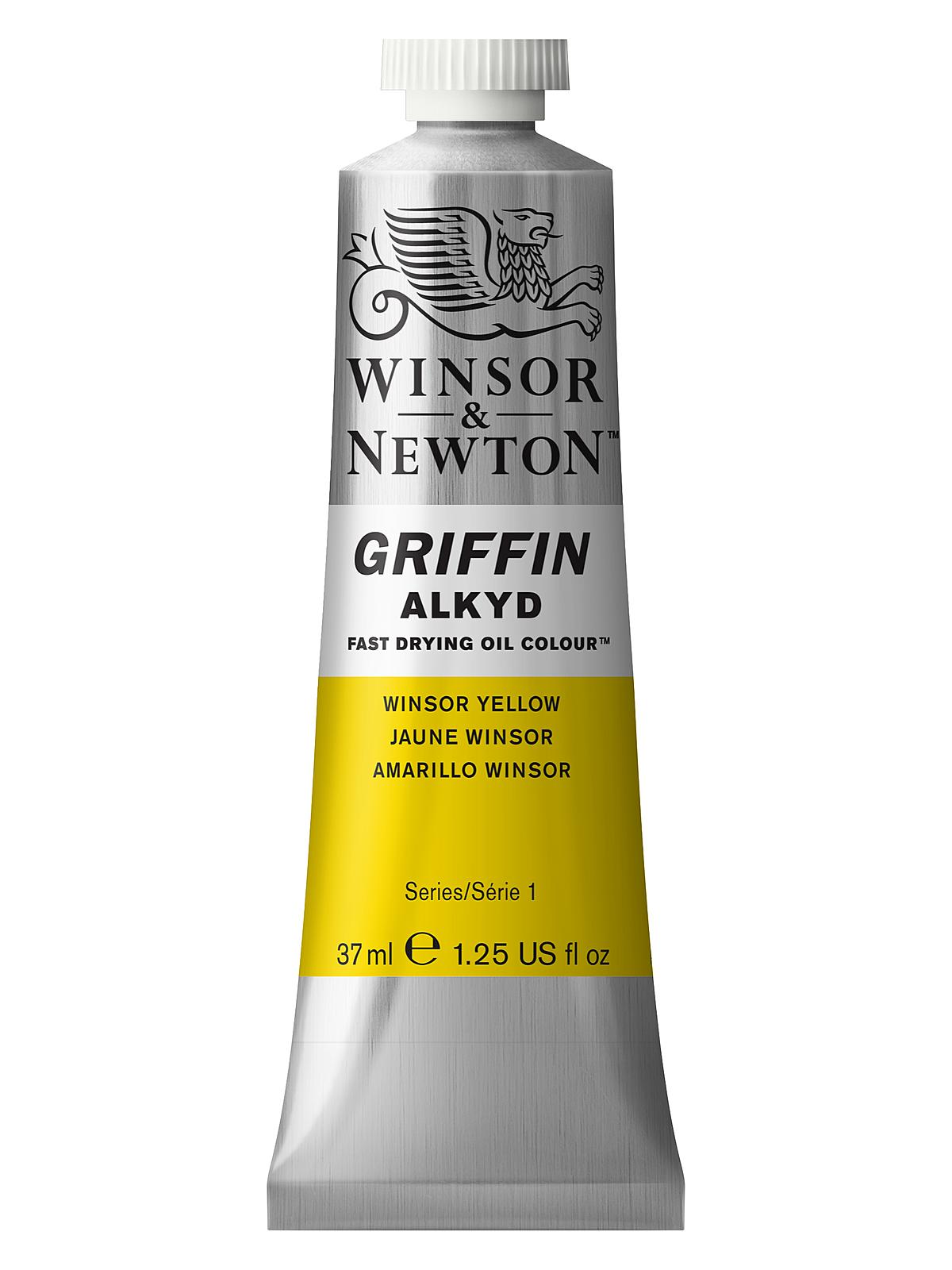 Griffin Alkyd Oil Colours Winsor yellow 37 ml 730