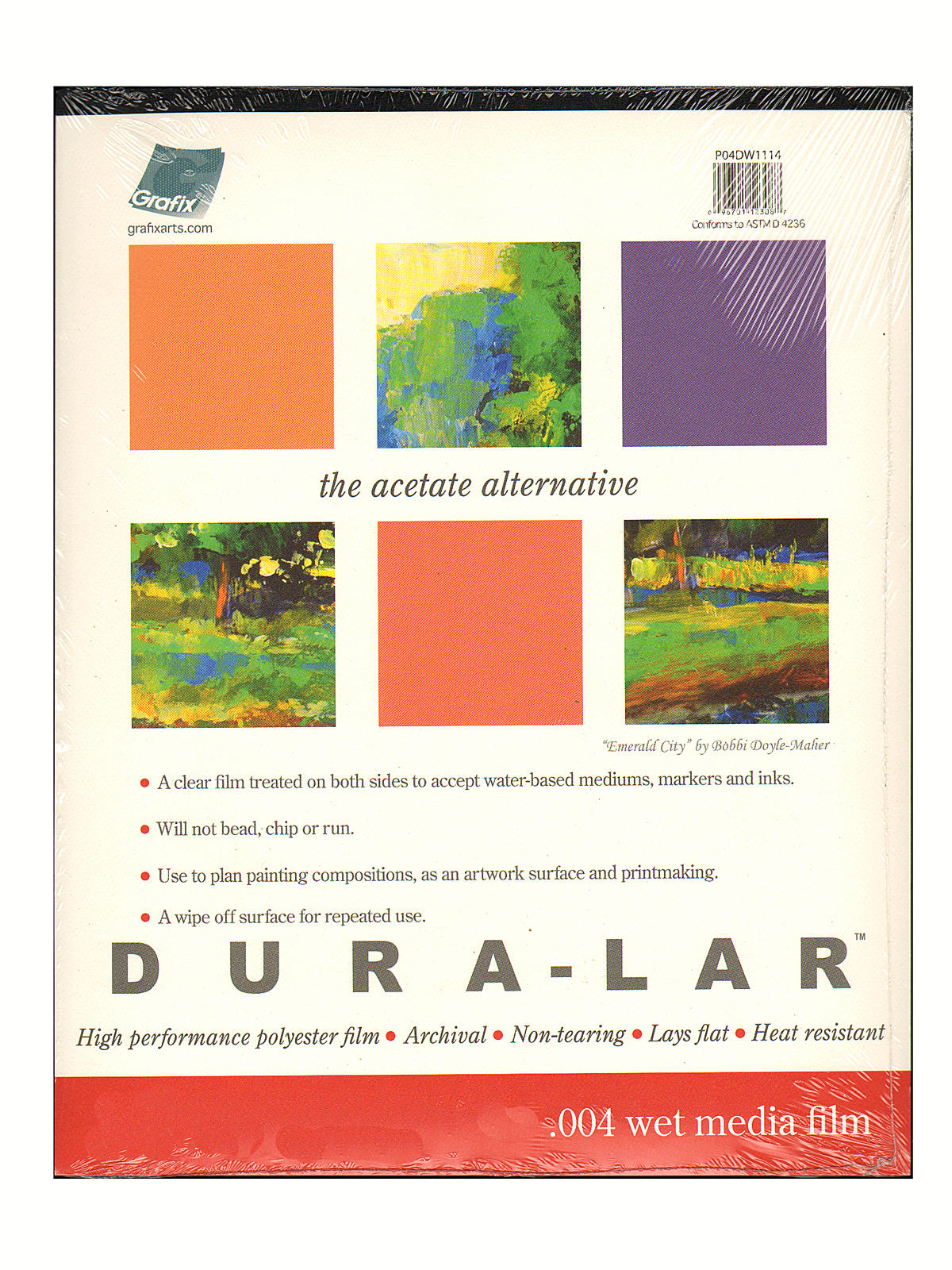 Dura-lar Acetate Alternative Wet Media Pads 11 In. X 14 In. Pad Of 12