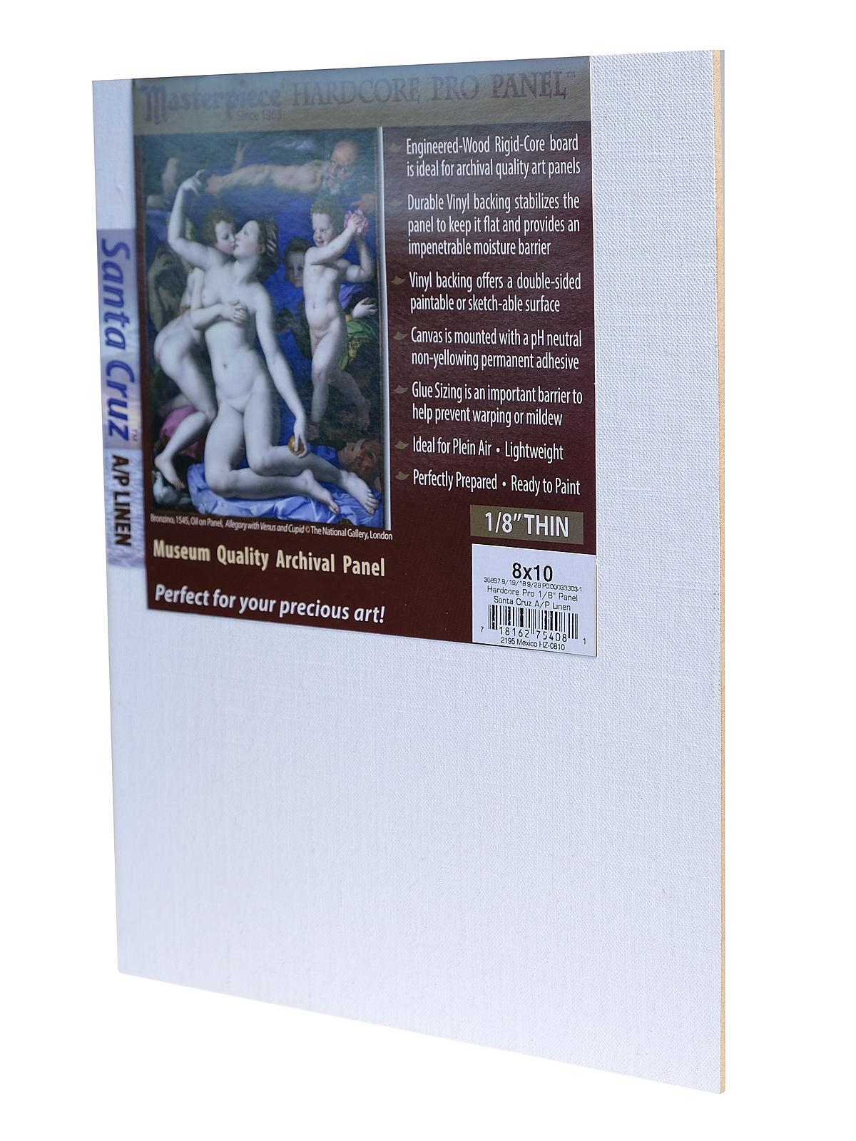 Hardcore Pro Panels Santa Cruz Linen Acrylic Primed 8 in. x 10 in.