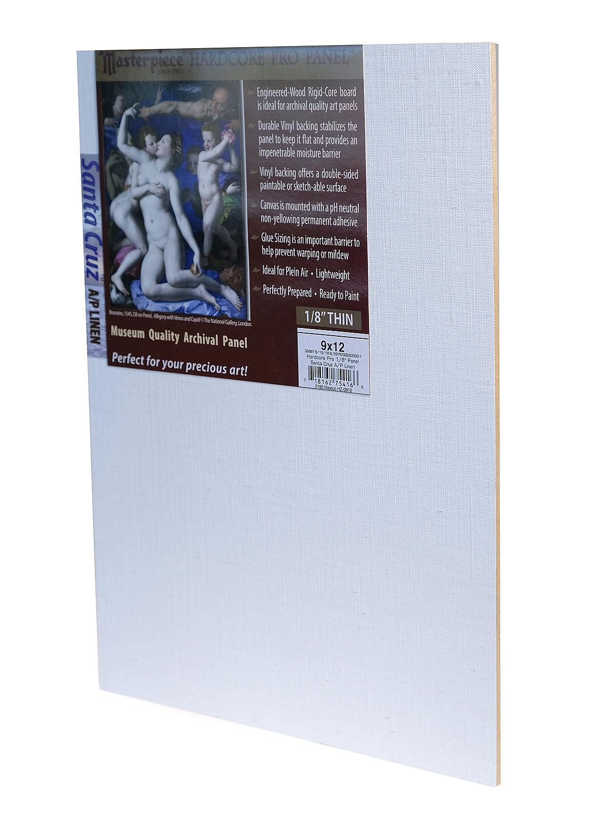 Hardcore Pro Panels Santa Cruz Linen Acrylic Primed 9 in. x 12 in.