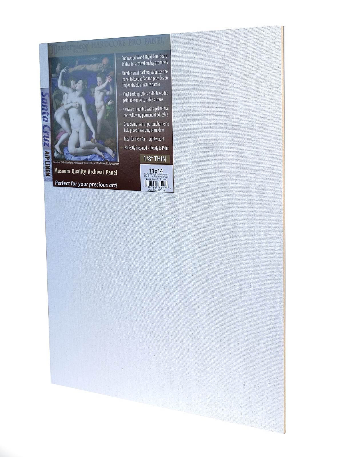 Hardcore Pro Panels Santa Cruz Linen Acrylic Primed 11 in. x 14 in.