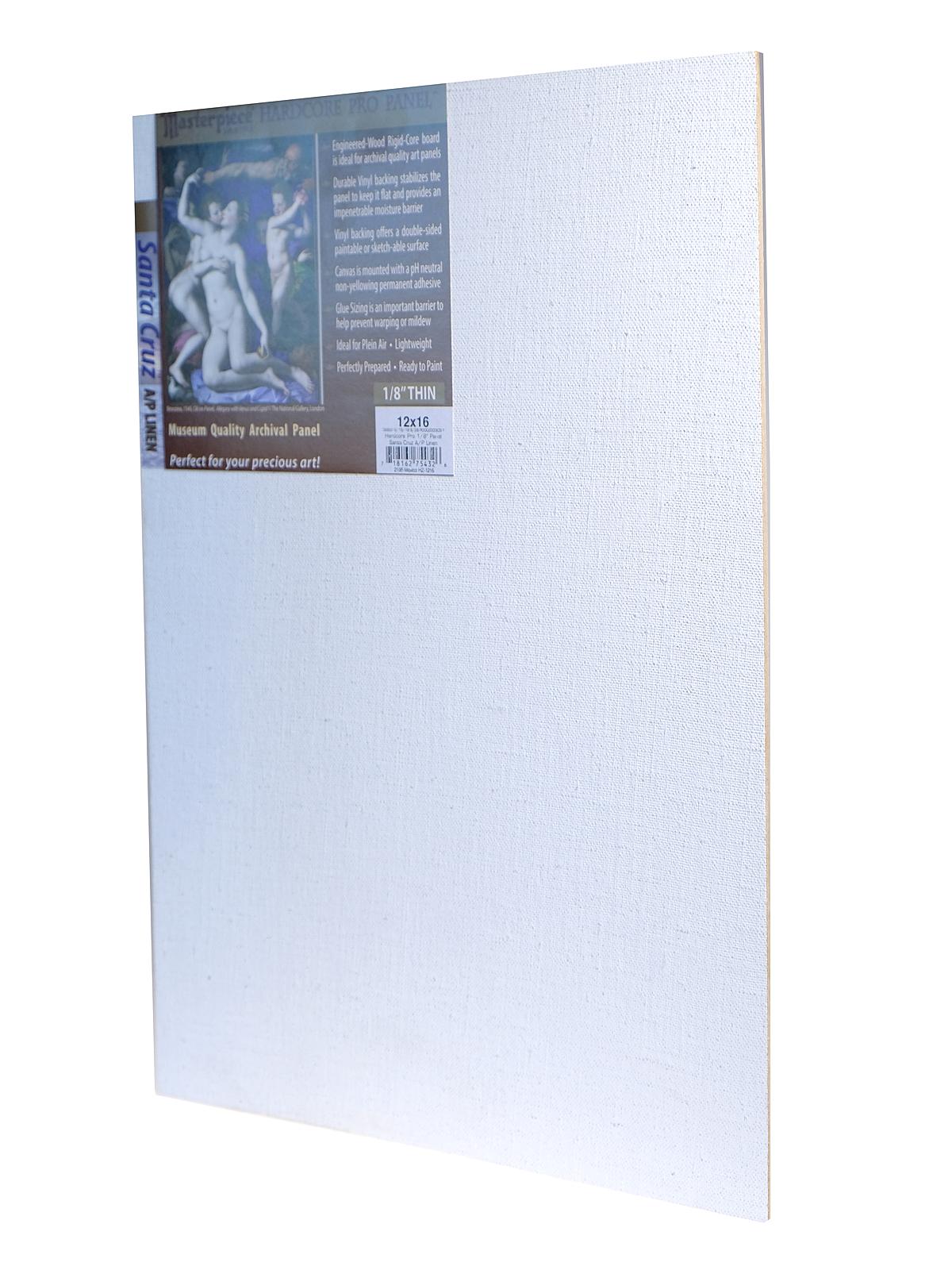 Hardcore Pro Panels Santa Cruz Linen Acrylic Primed 12 in. x 16 in.