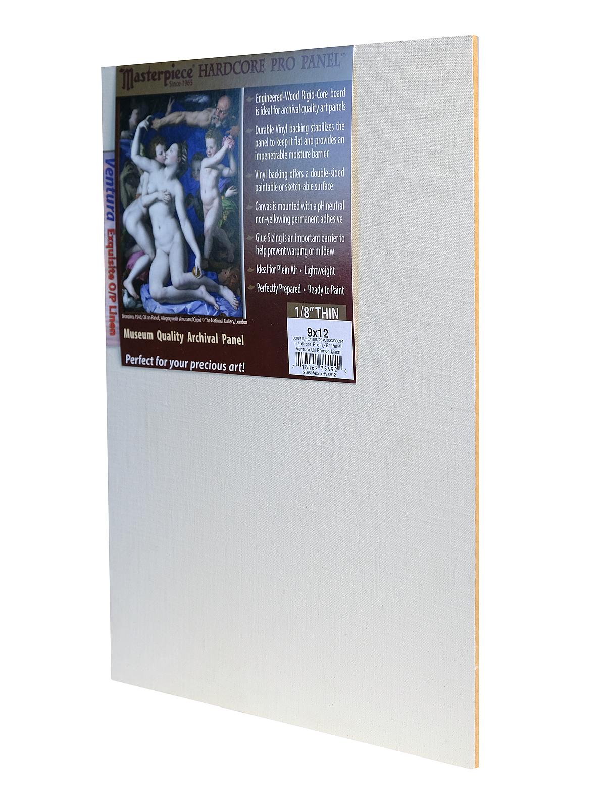 Hardcore Pro Panels Ventura Linen Oil Primed 9 in. x 12 in.