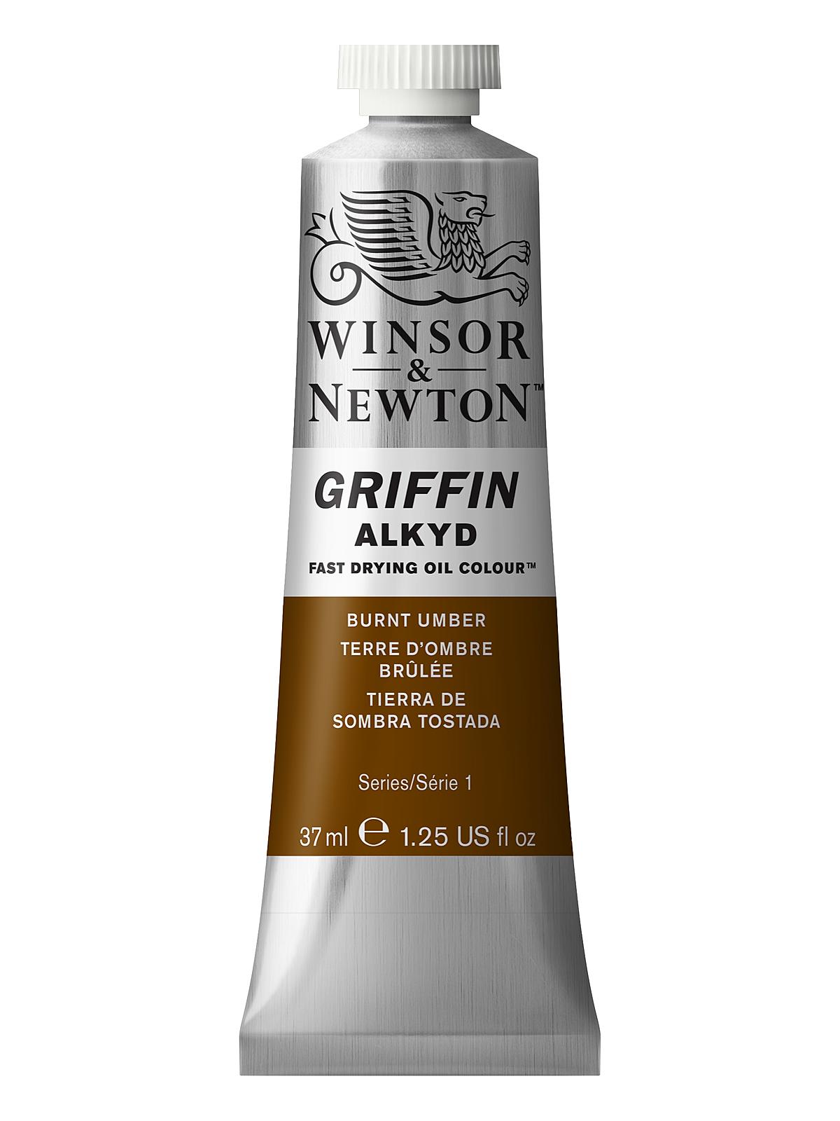 Griffin Alkyd Oil Colours burnt umber 37 ml 76