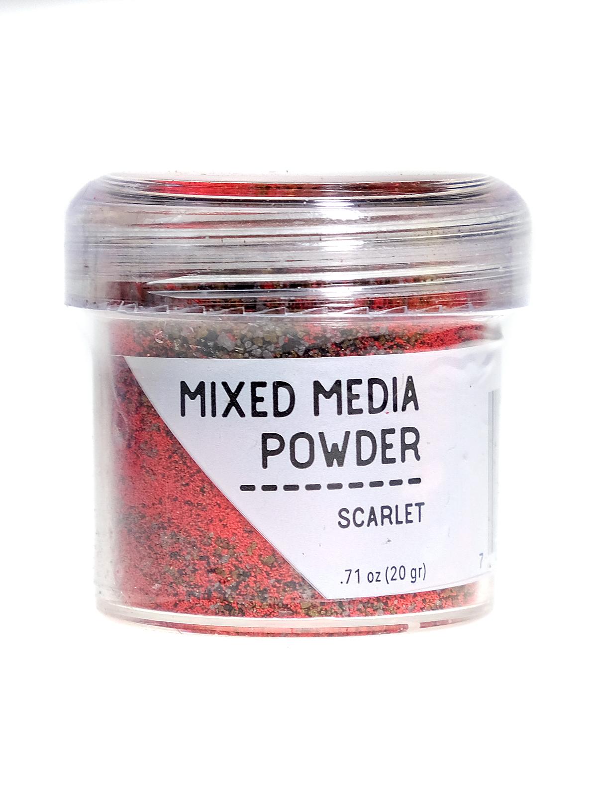Mixed Media Powders scarlet 20 g jar