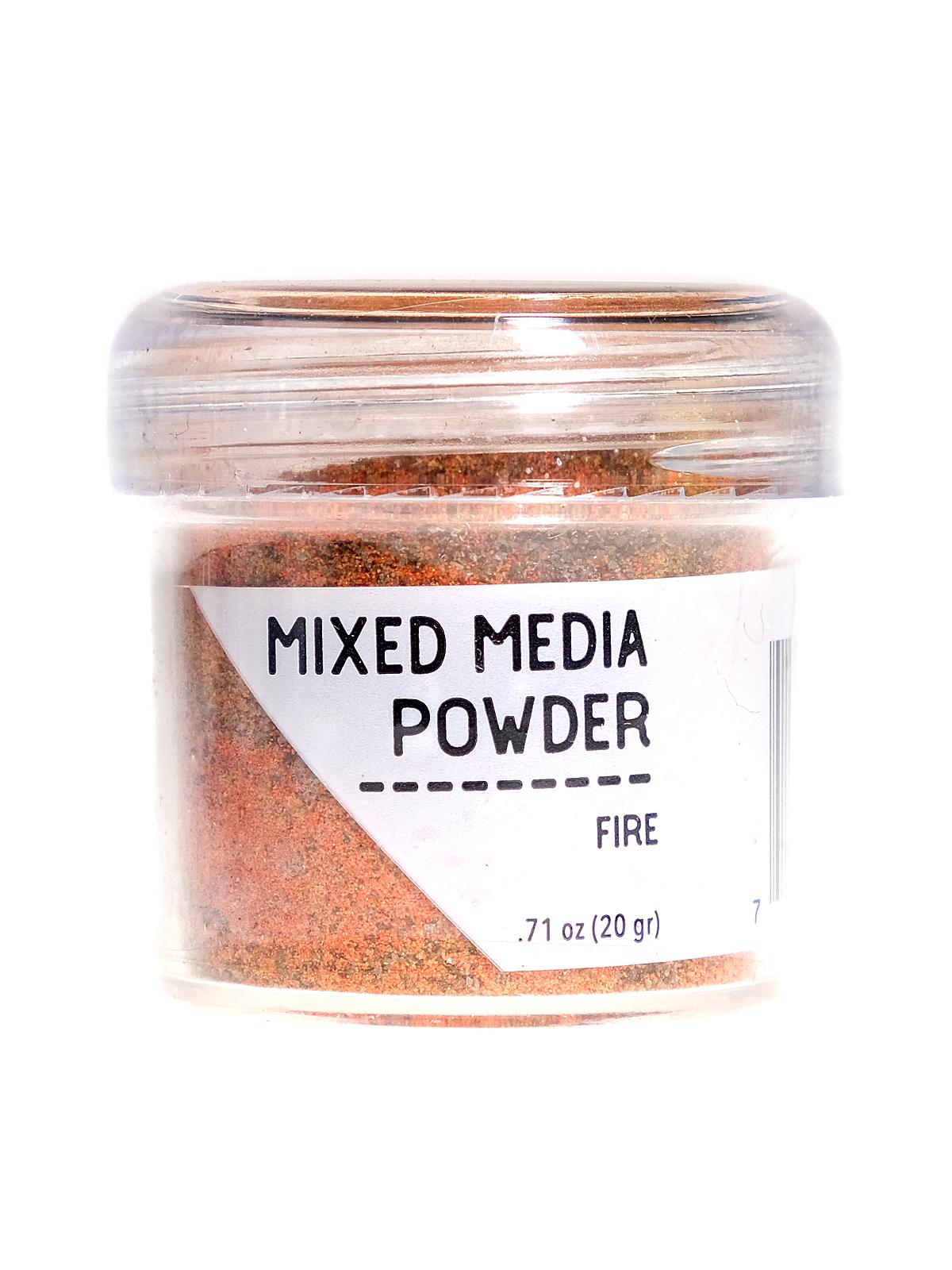 Mixed Media Powders fire 20 g jar