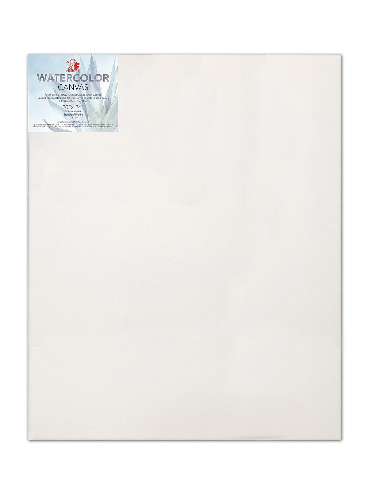 Archival Watercolor Stretched Canvas 20 In. X 24 In. Each