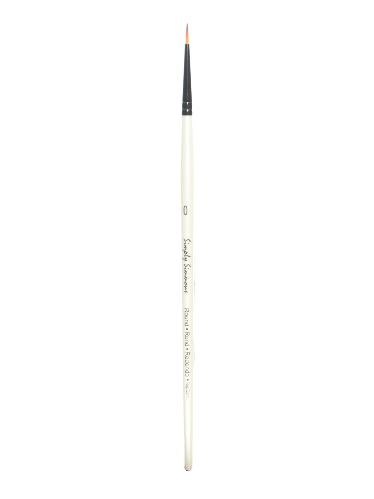 Simply Simmons Watercolor & Acrylic Short-handle Brushes 0 Round Synthetic Mix