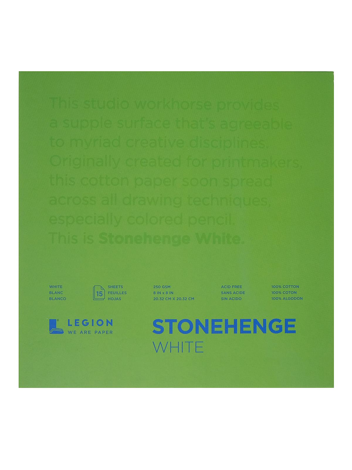 Stonehenge Drawing Pads 8 In. X 8 In. 15 Sheets