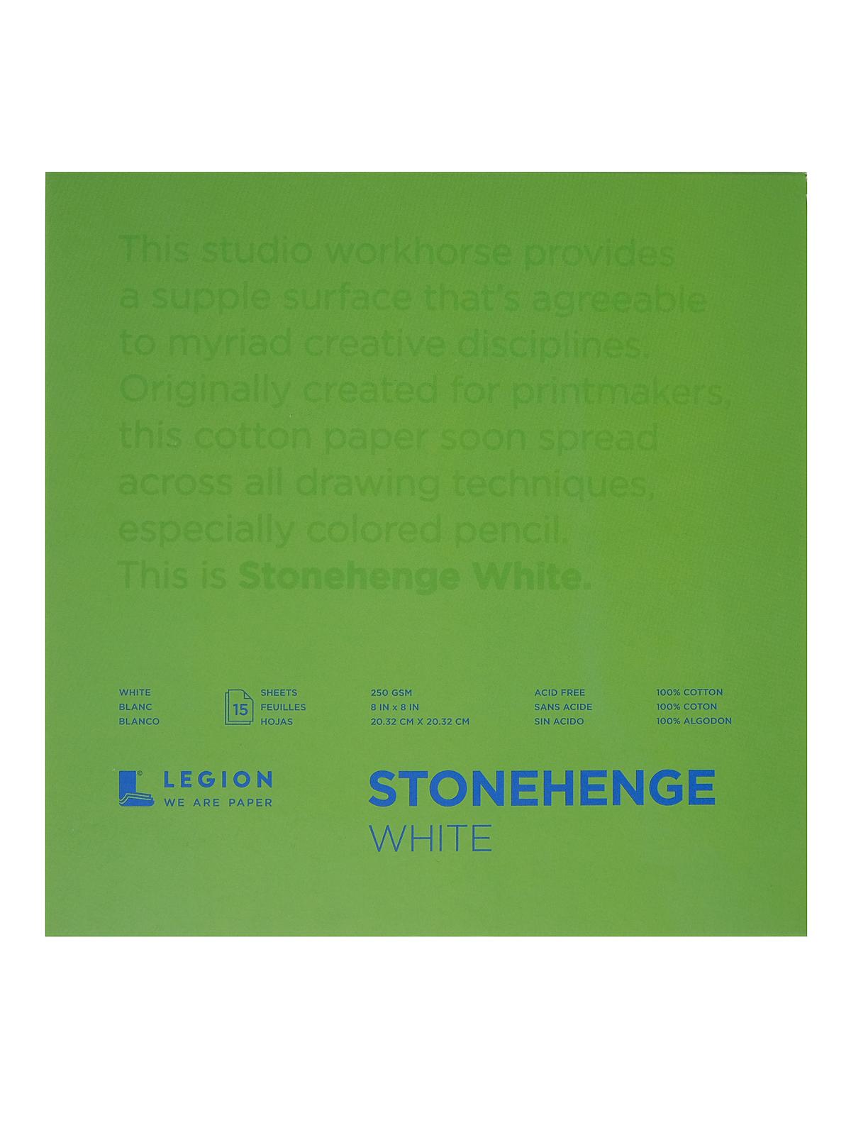 Stonehenge Drawing Pads 8 in. x 8 in. 15 sheets