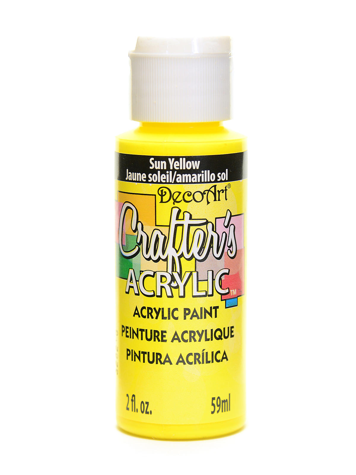 Crafters Acrylic 2 Oz Sun Yellow