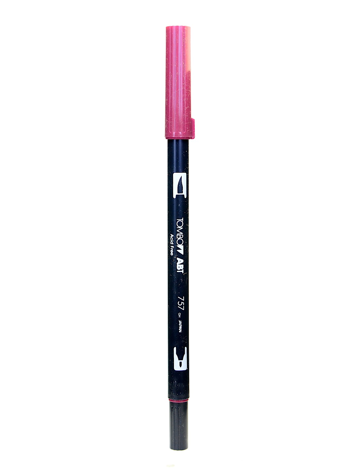 Dual End Brush Pen port red 757