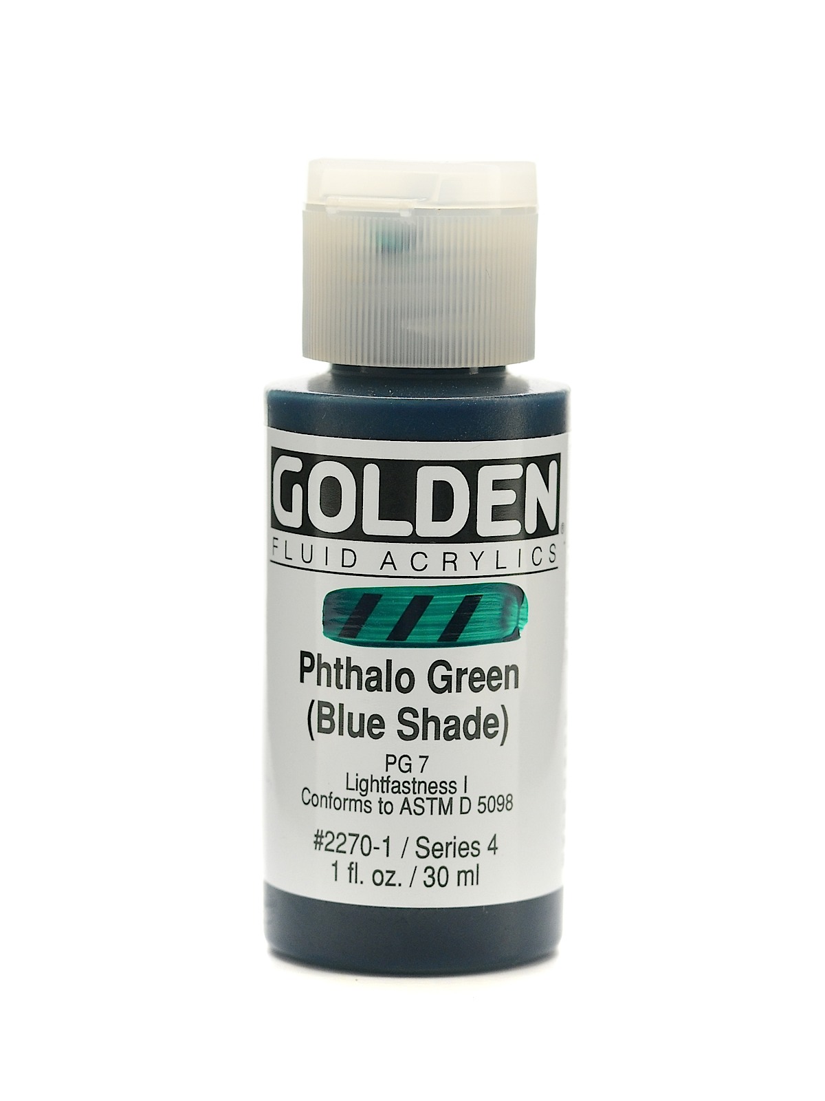 Fluid Acrylics phthalo green blue shade 1 oz.