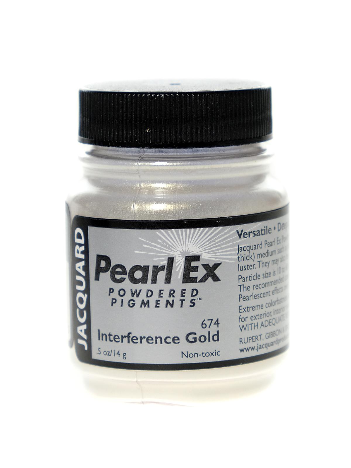Pearl Ex Powdered Pigments interference gold 0.50 oz.
