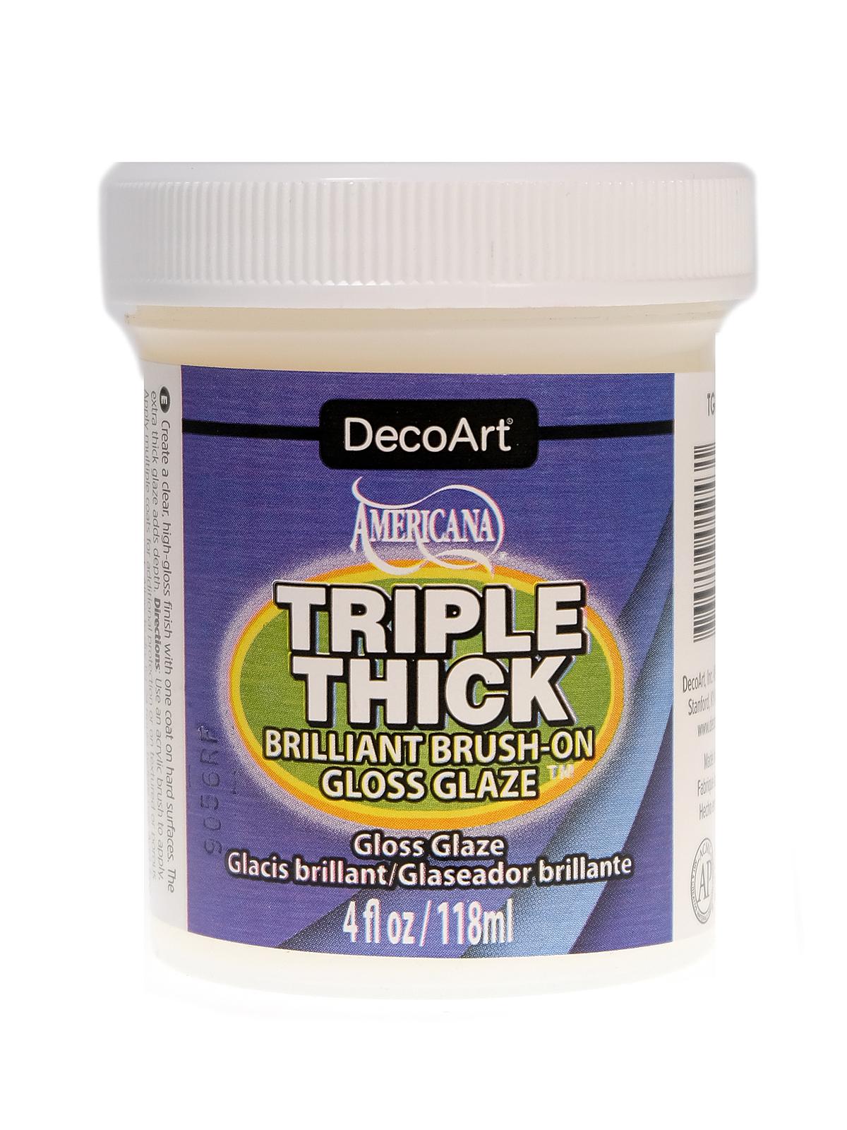 Triple Thick Brush on Gloss Glaze 4 oz. bottle