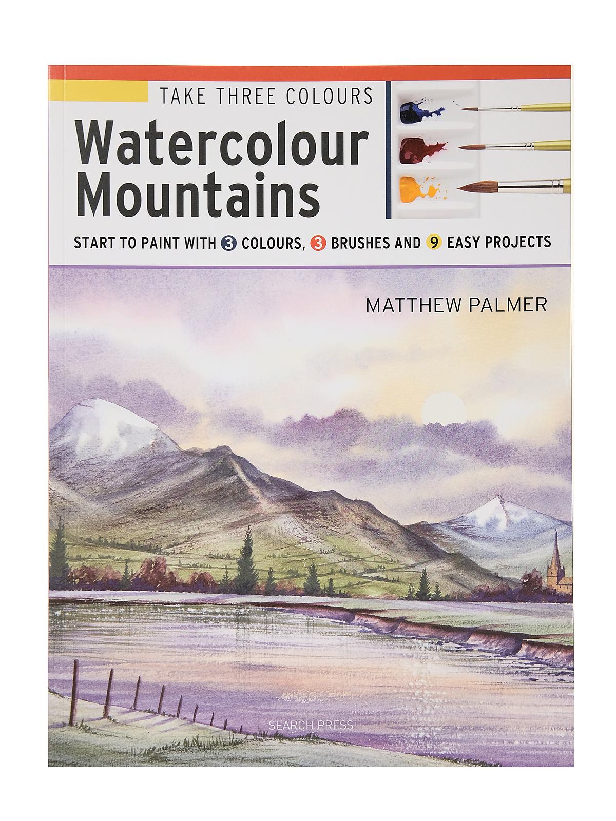 Take Three Colours Series Mountains in Watercolour