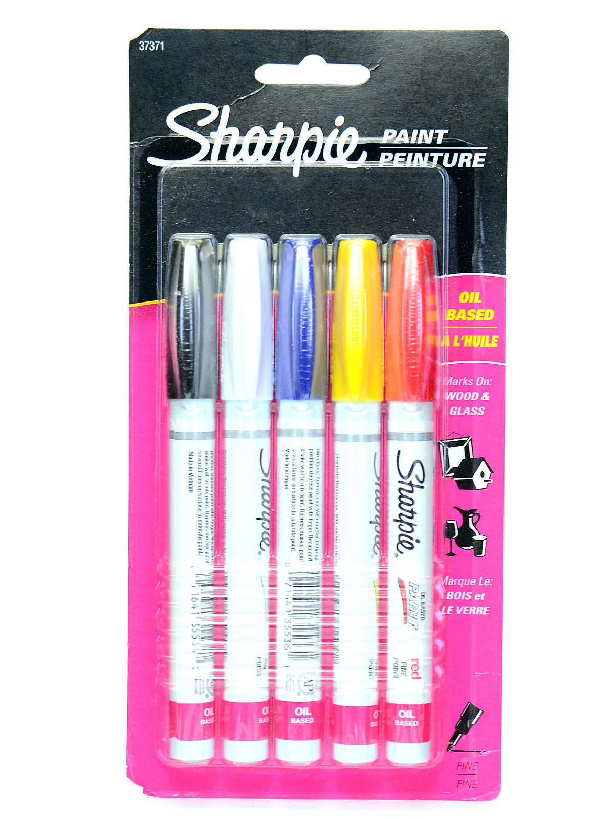 Paint Oil-Based Paint Markers fine set of 5
