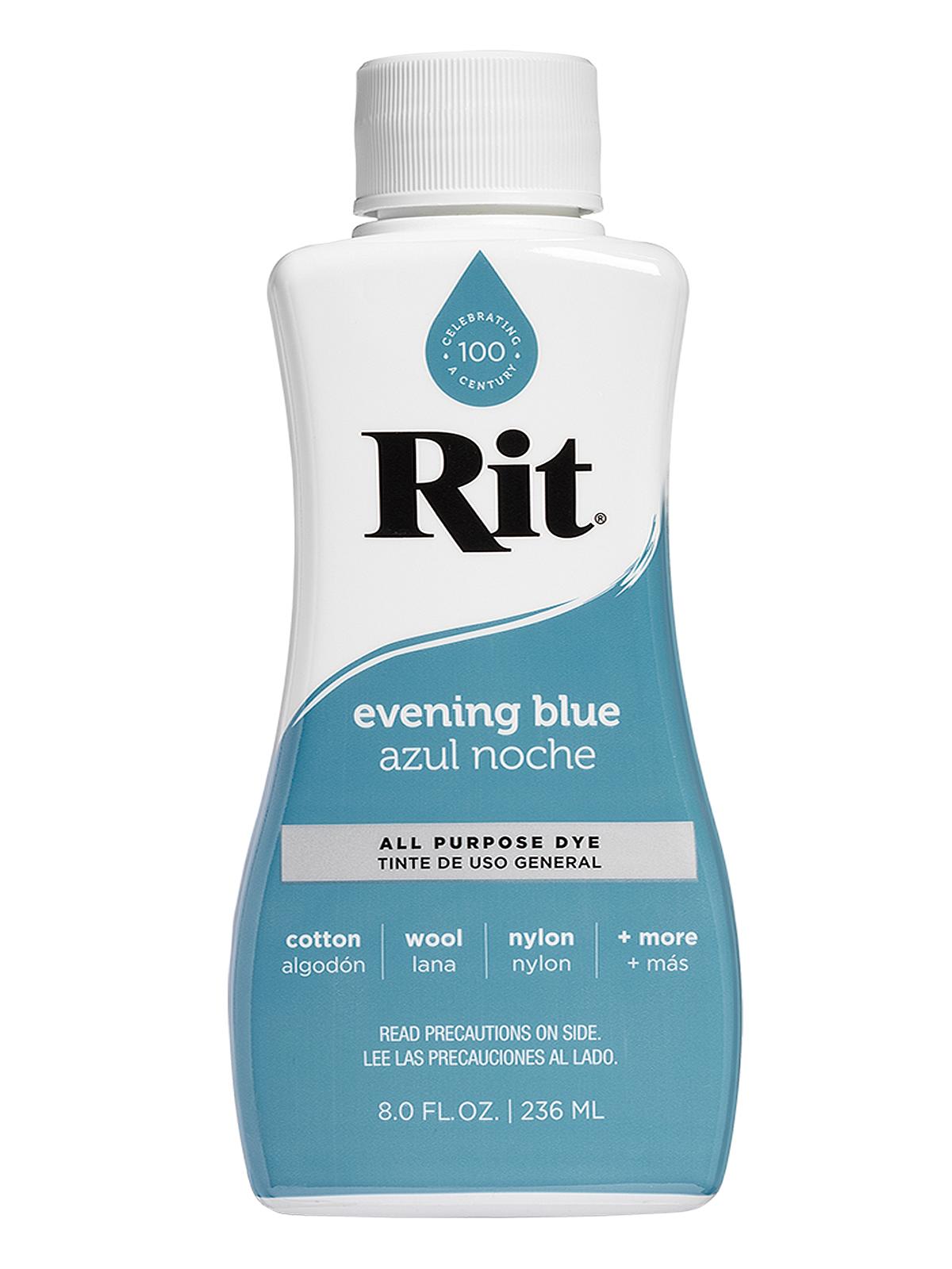 Dyes Evening Blue Liquid 8 Oz. Bottle