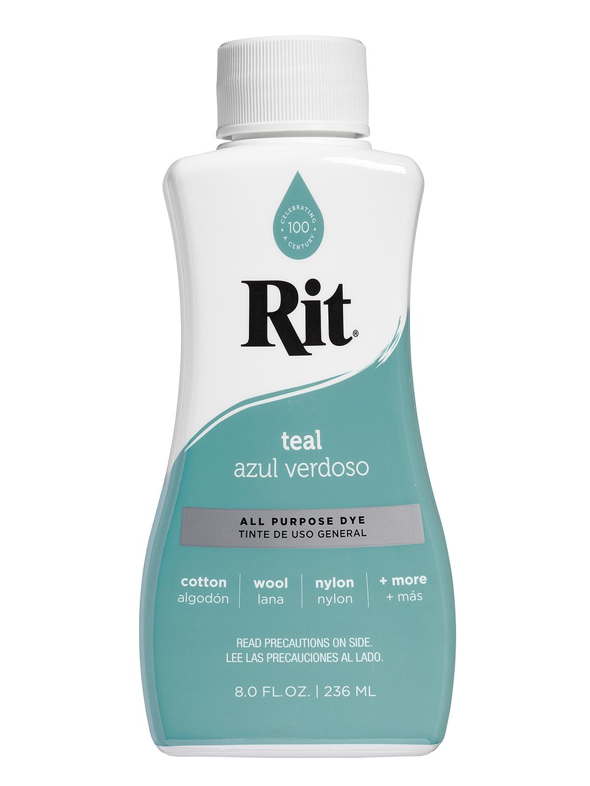 Dyes teal liquid 8 oz. bottle