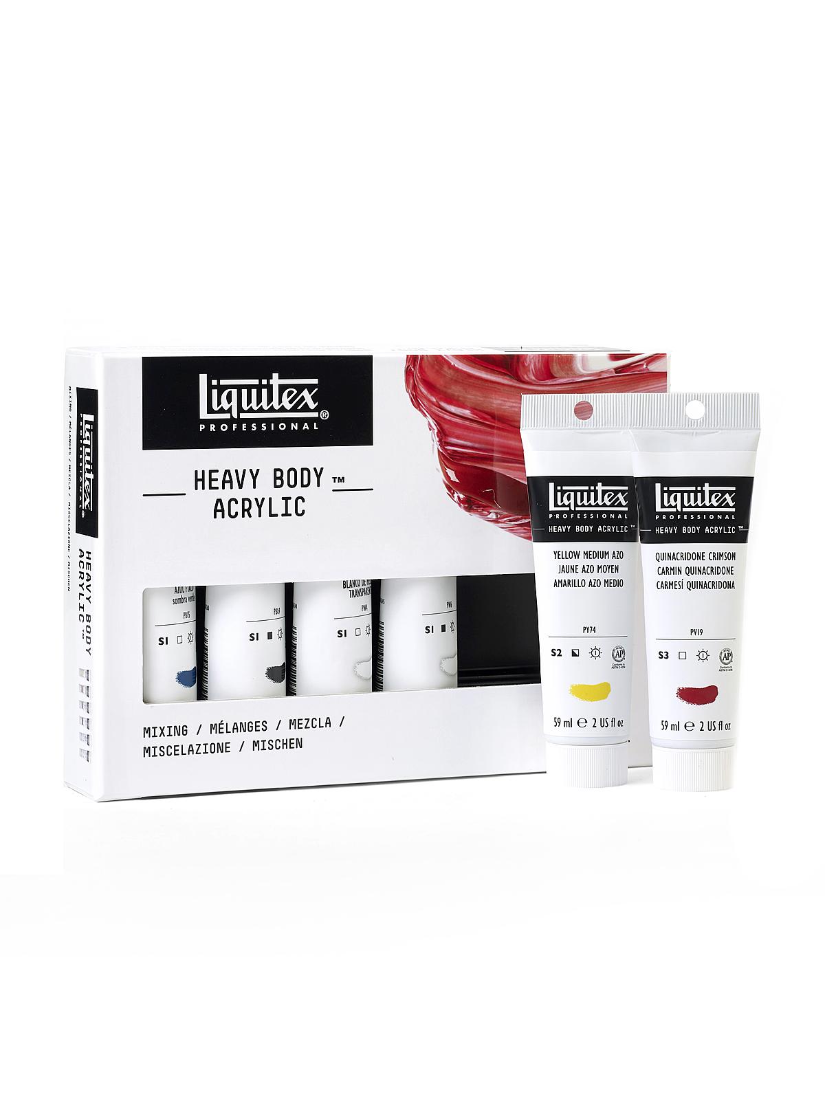 Heavy Body Acrylic Sets Mixing Primary set of 6