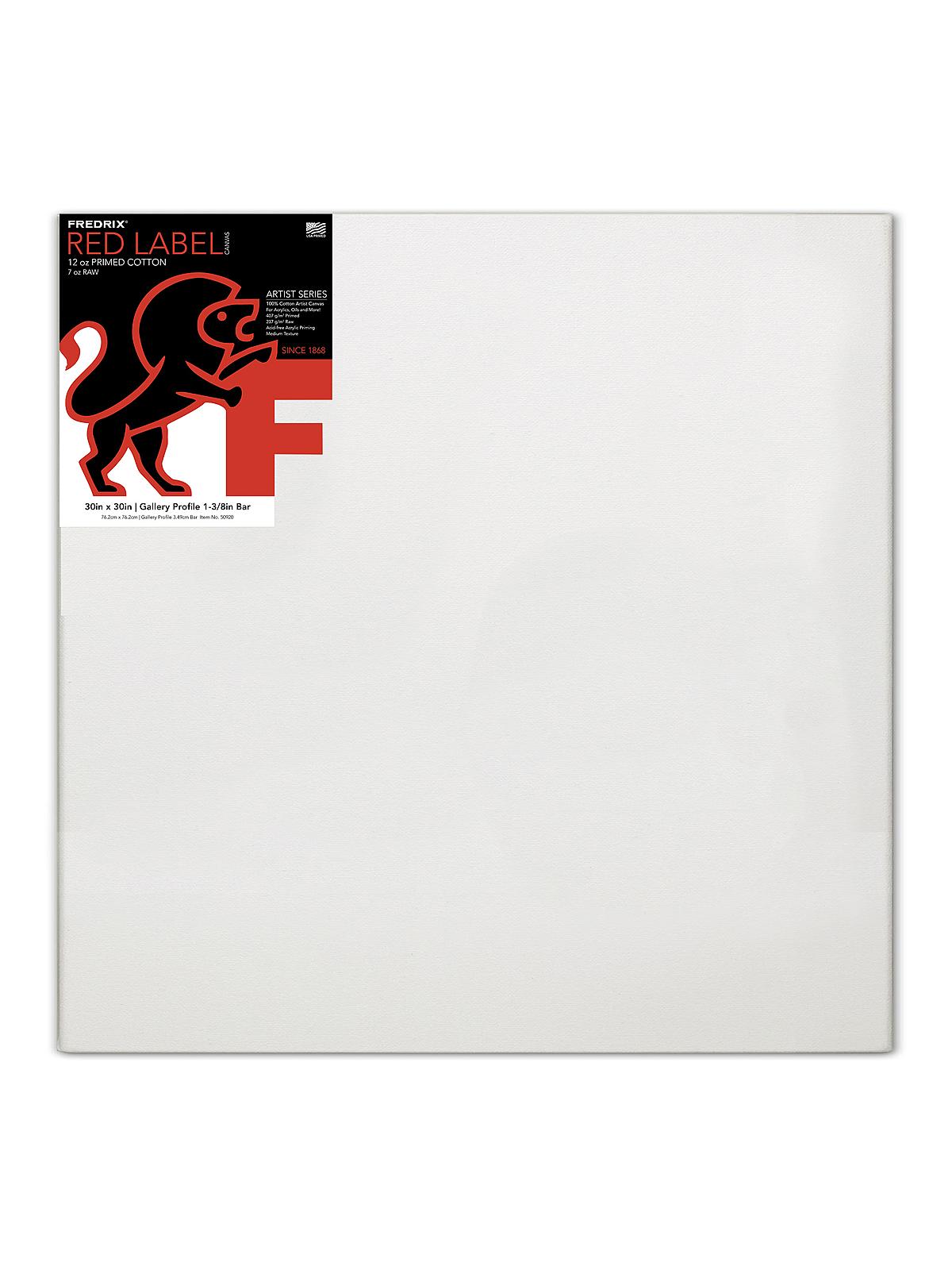 Red Label Gallerywrap Stretched Canvas 30 In. X 30 In. Each
