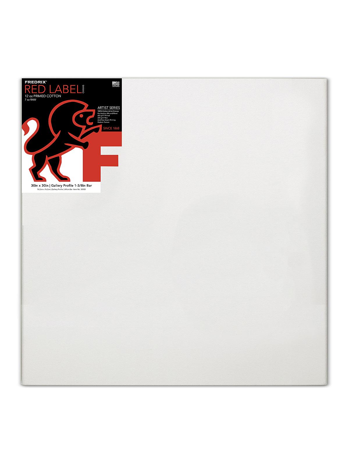 Red Label Gallerywrap Stretched Canvas 30 in. x 30 in. each