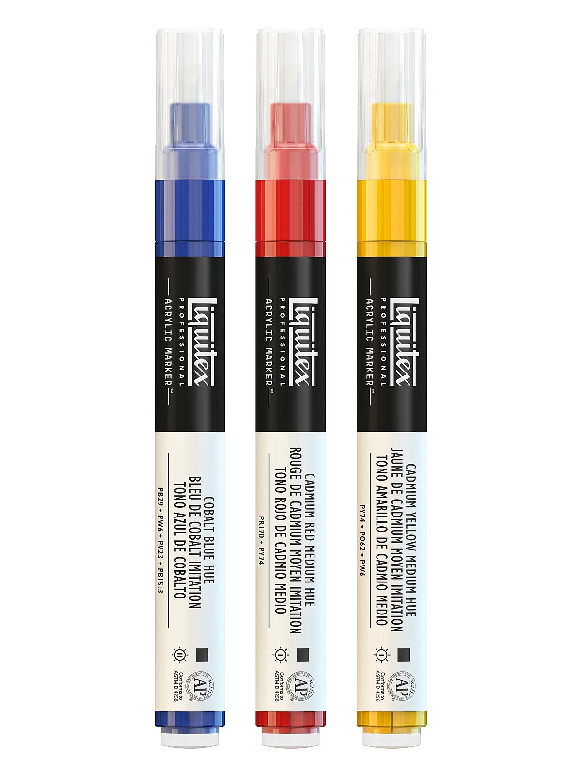 Professional Paint Marker Sets Fine Color set of 3