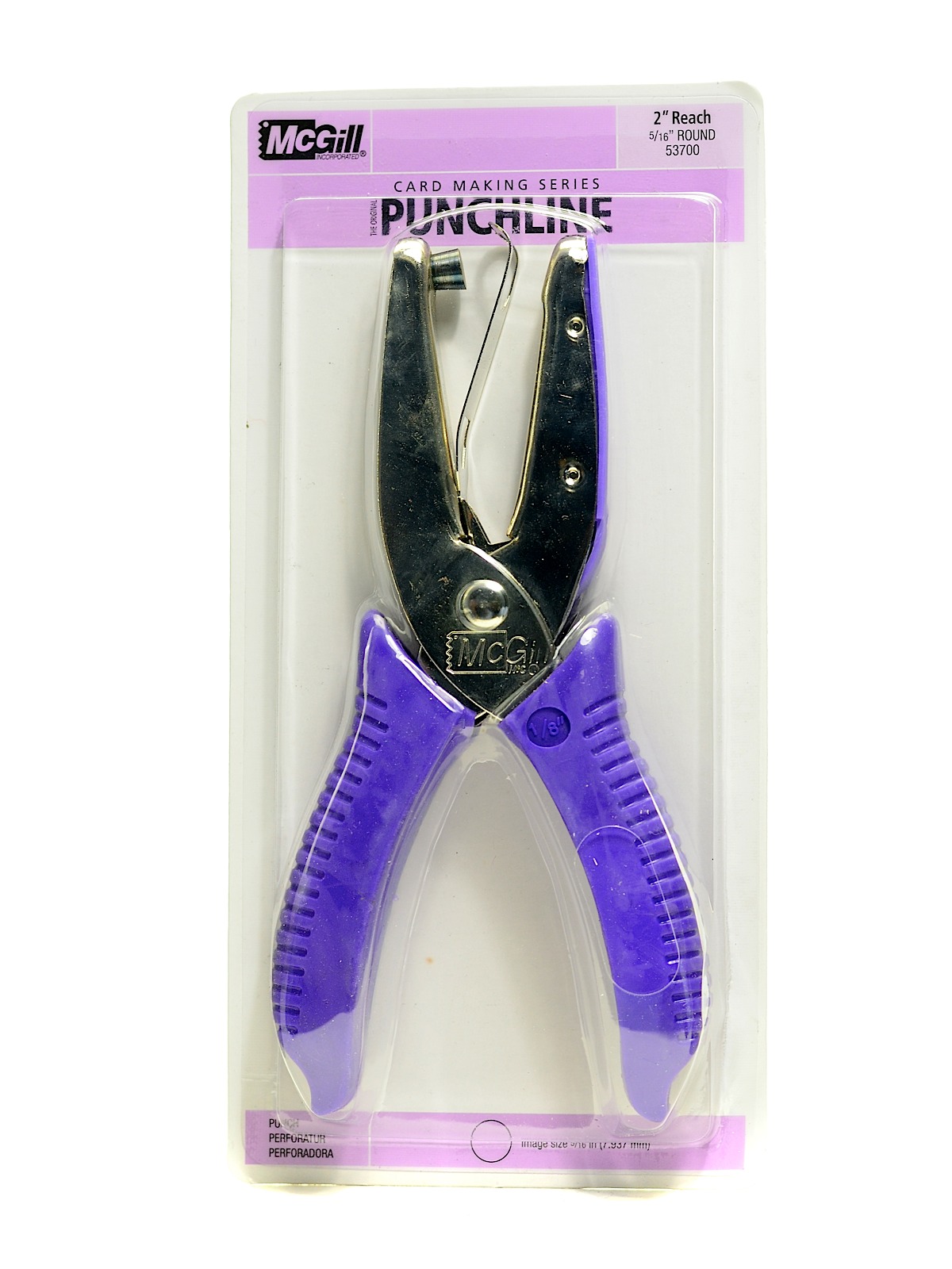 Punchline Hand-held Punches round 5 16 in. 2 in. reach