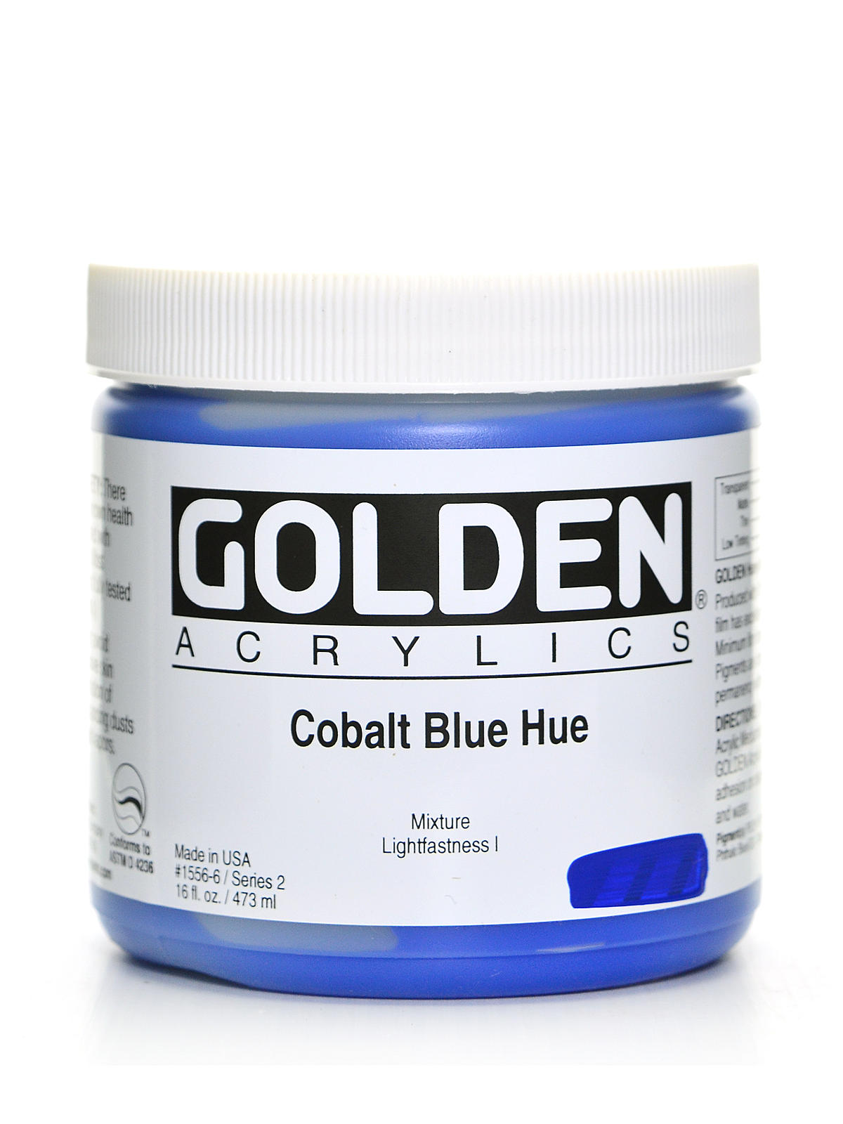 Heavy Body Acrylics cobalt blue hue 16 oz.