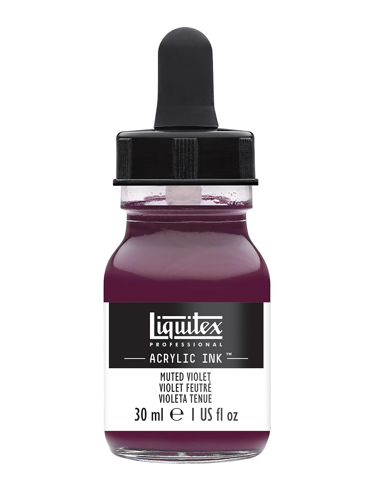 Professional Acrylic Inks muted violet 502 30 ml