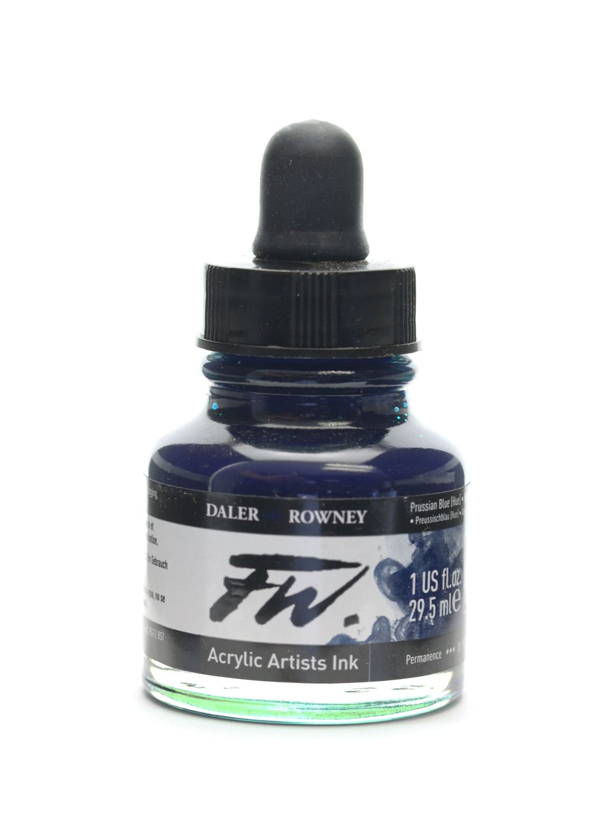 FW Artists' Ink Prussian blue hue 1 oz.