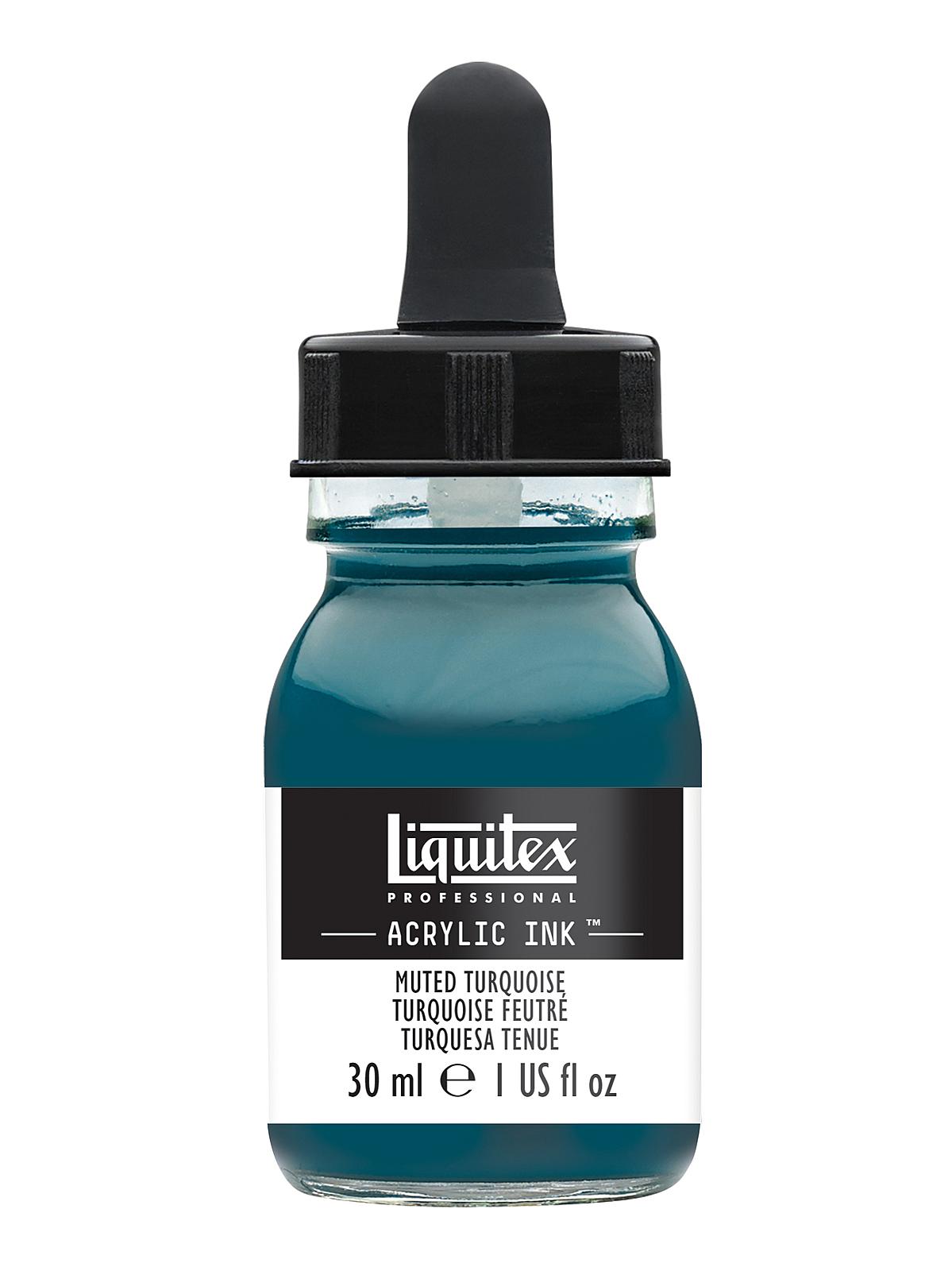 Professional Acrylic Inks muted turquoise 503 30 ml