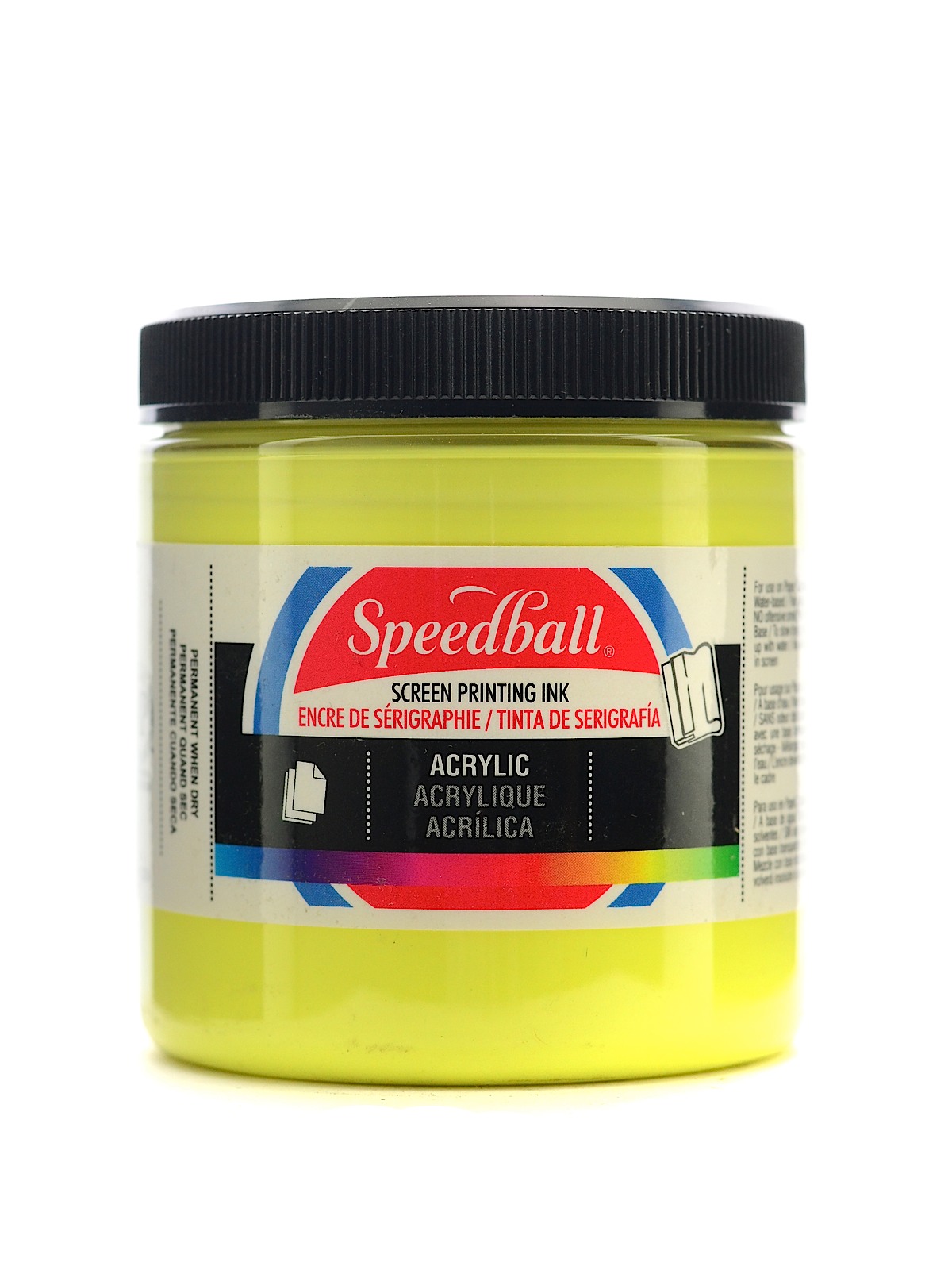Acrylic Screen Printing Ink primrose yellow 8 oz.