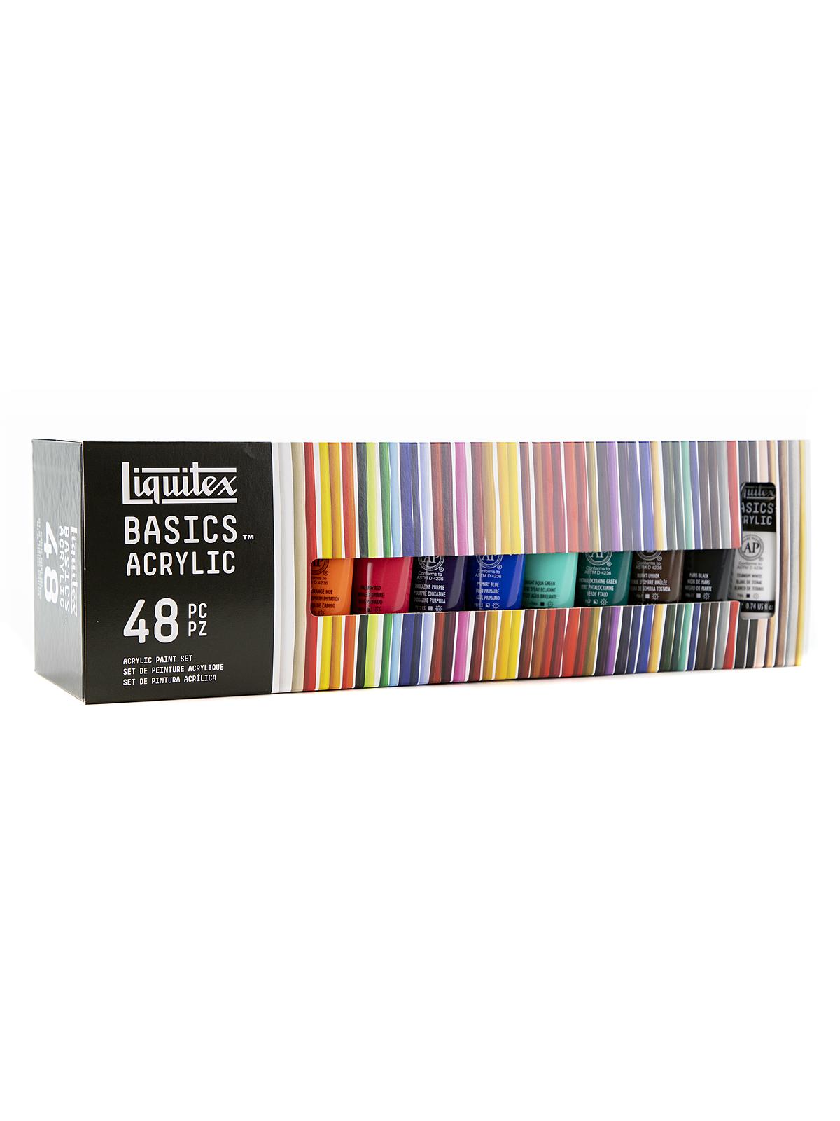 Basics Acrylic Sets 48 x 22ml tube set of 48