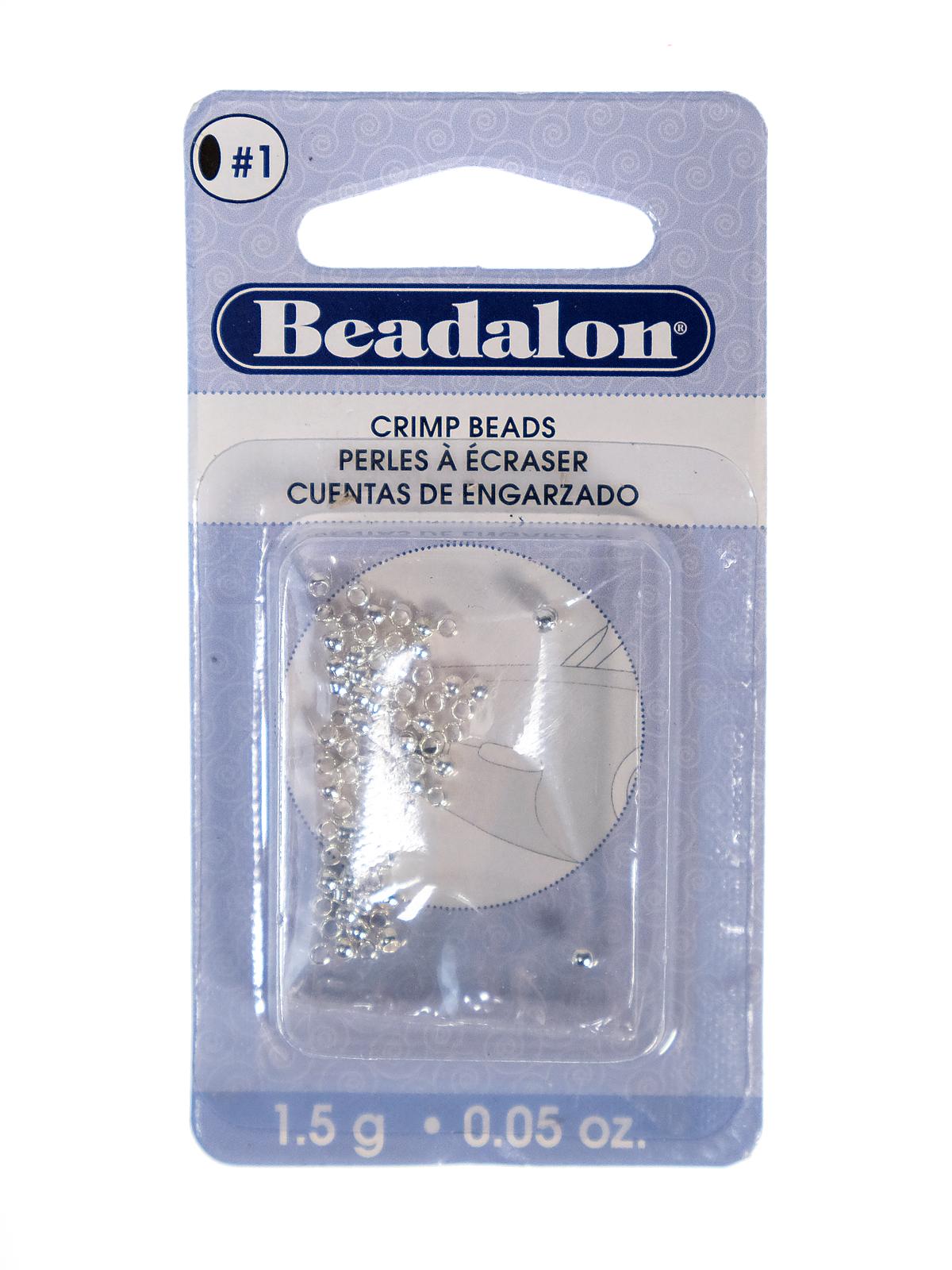 Crimp Beads #1 Silver Pack Of 100