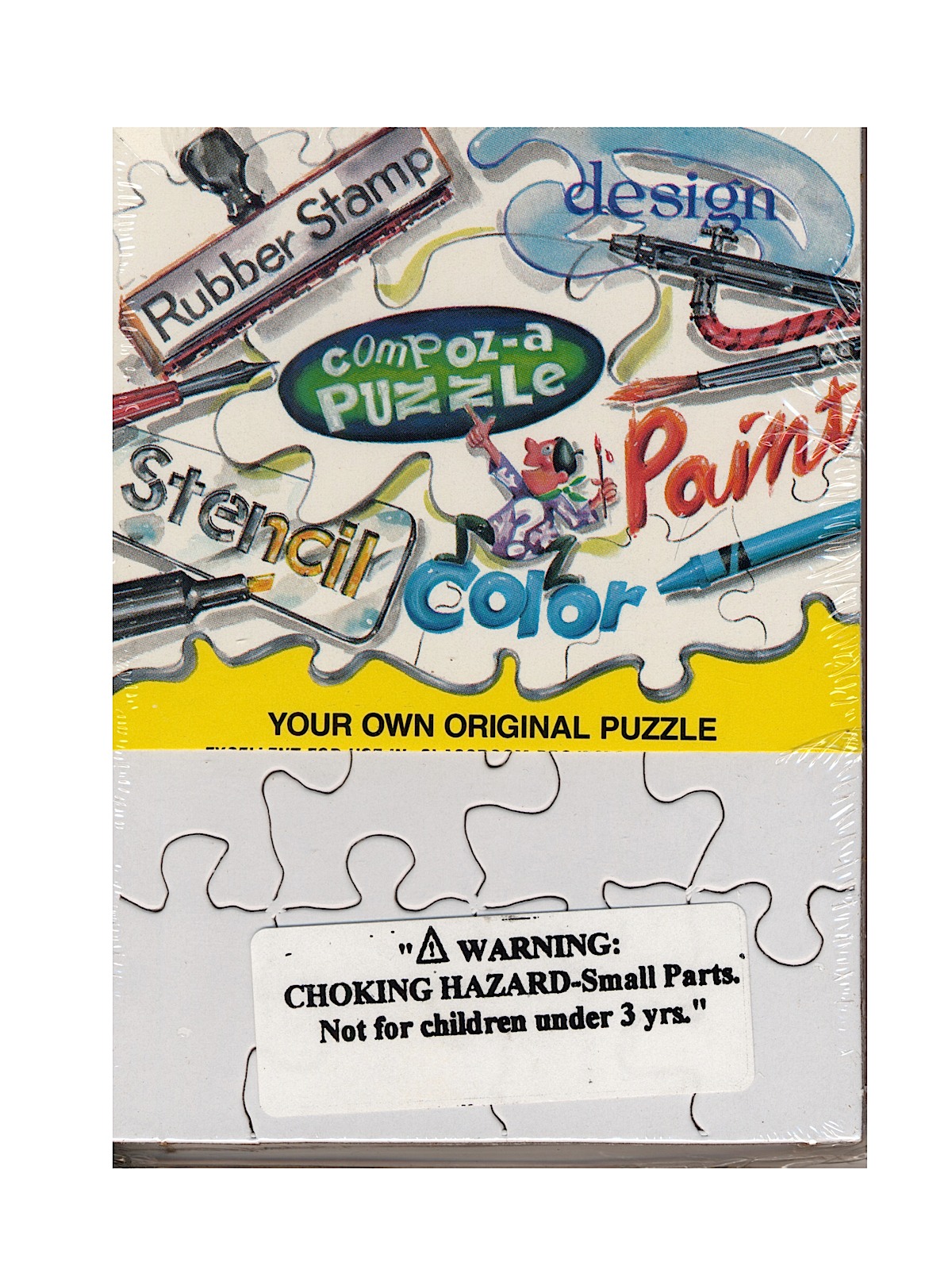 Blank Puzzles 4 in. x 5 1 2 in. 16 pieces each pack of 8