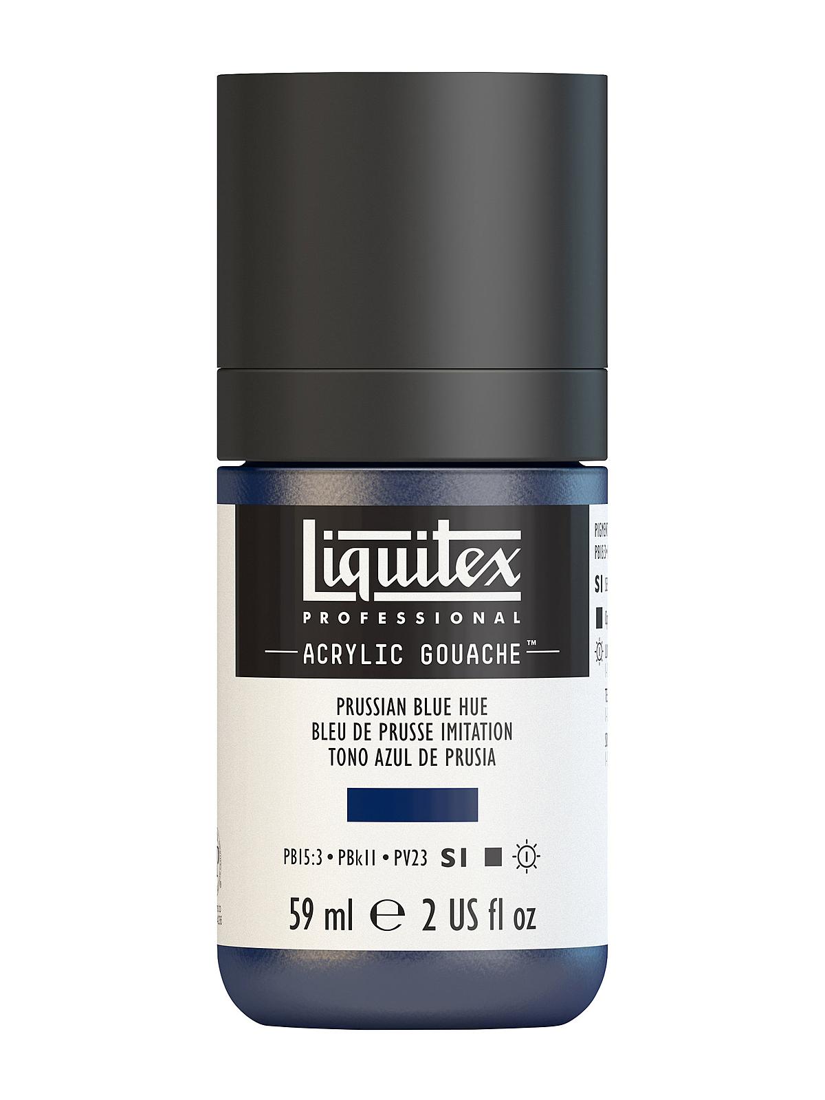 Professional Acrylic Gouache Prussian blue hue 2 oz.