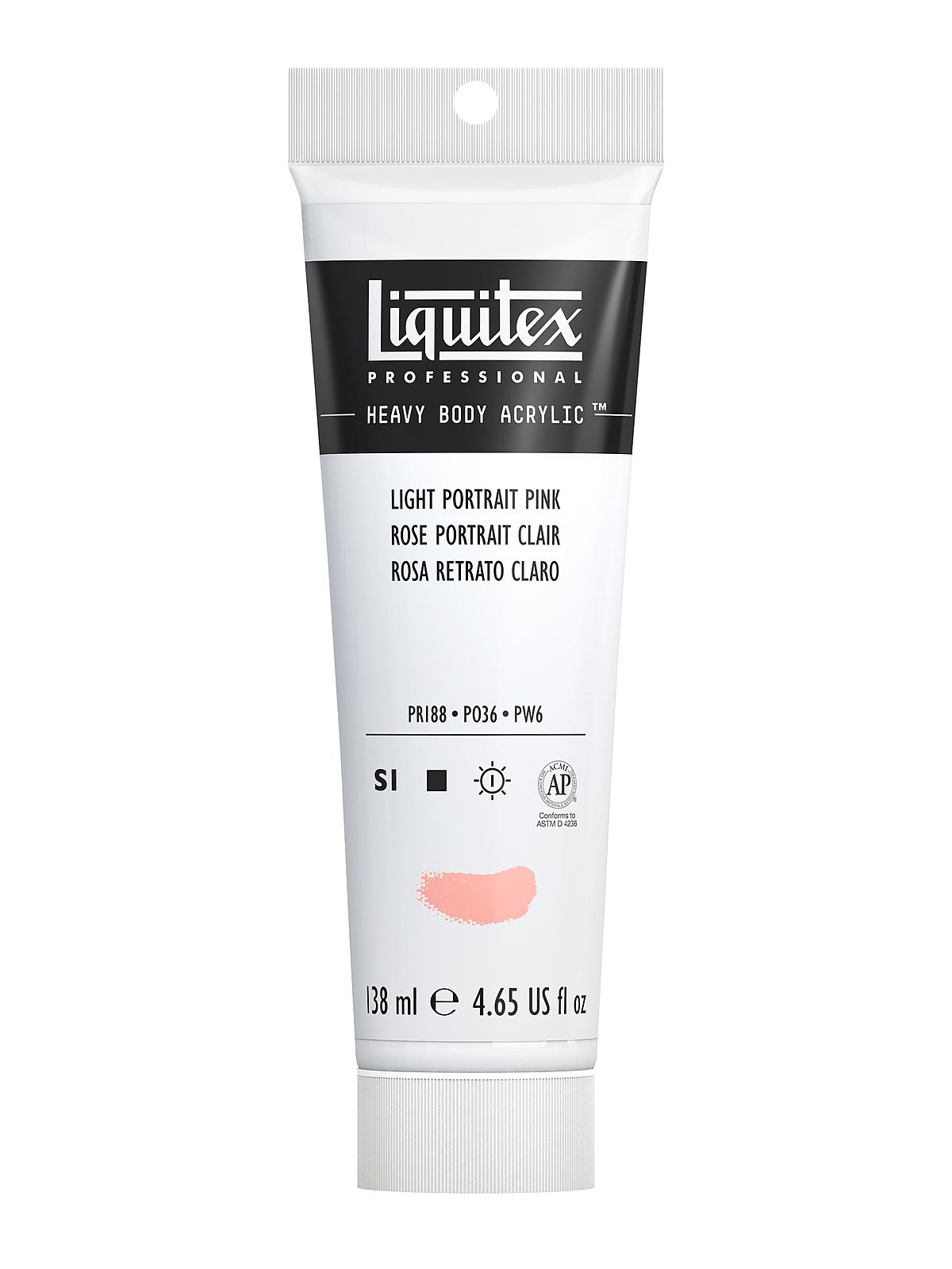 Heavy Body Professional Artist Acrylic Colors light portrait pink 4.65 oz.
