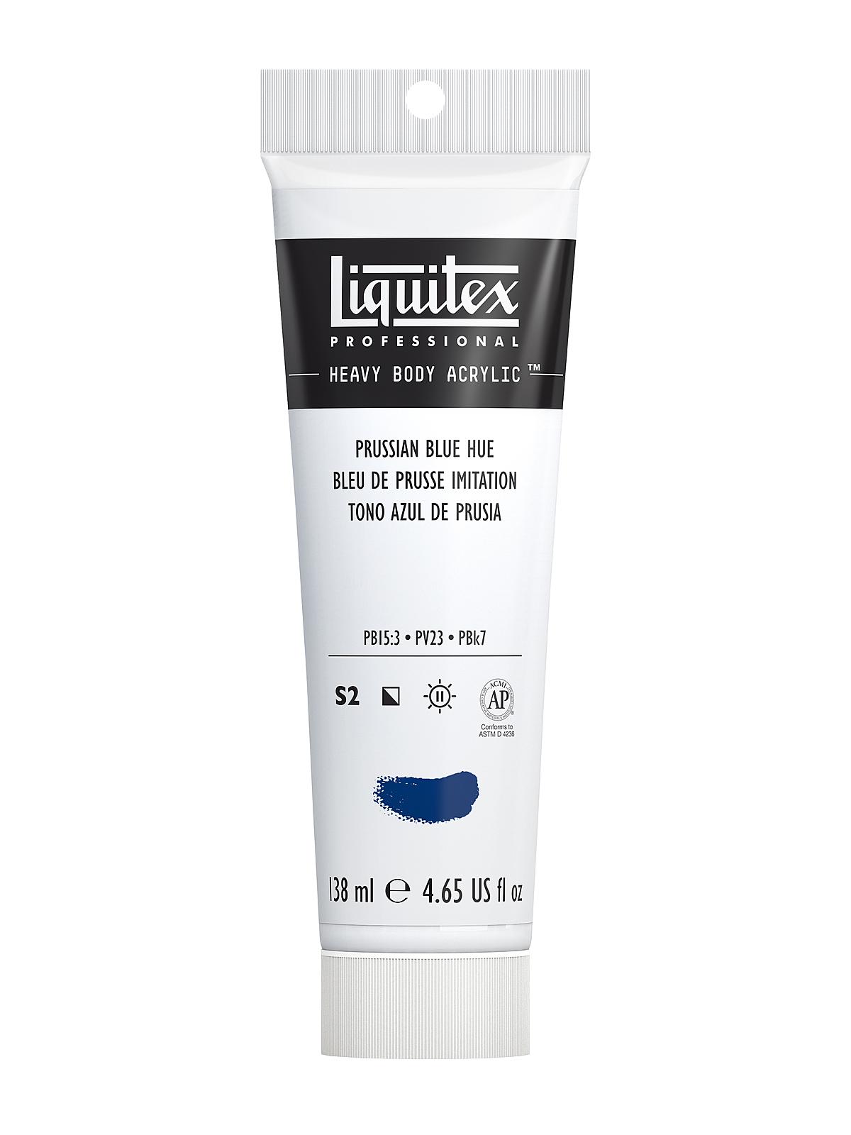 Heavy Body Professional Artist Acrylic Colors Prussian blue hue 4.65 oz.