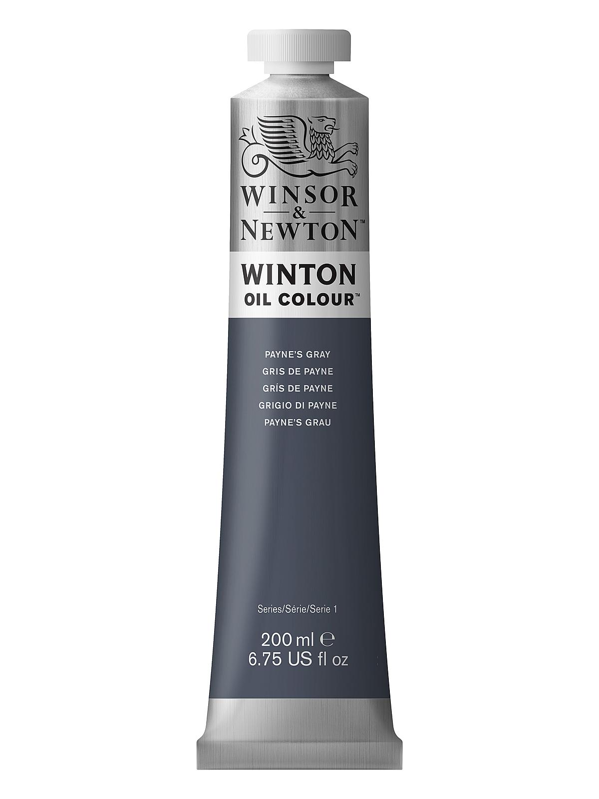 Winton Oil Colours 200 ml payne's gray 465