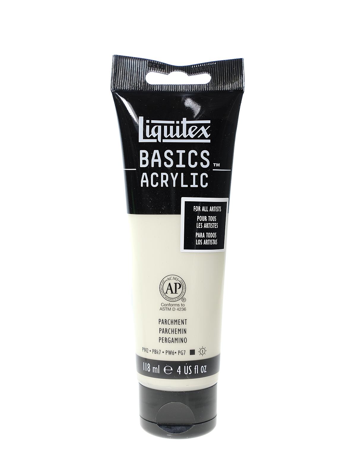 Basics Acrylics Colors parchment 4 oz. tube