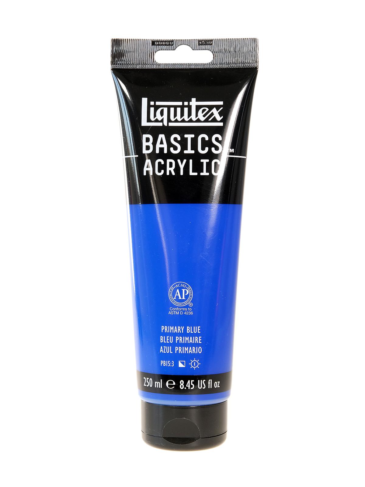 Basics Acrylics Colors primary blue 8.5 oz. tube