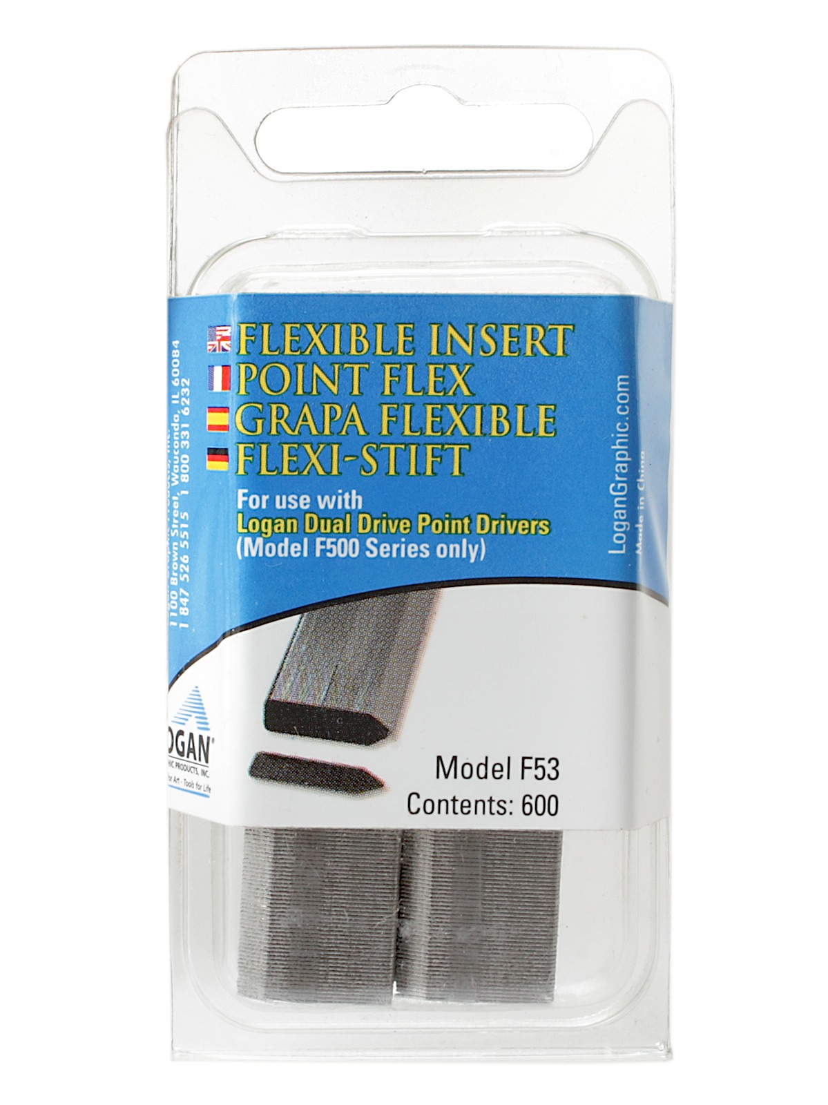 Dual Point Driver Flexible Points pack of 600